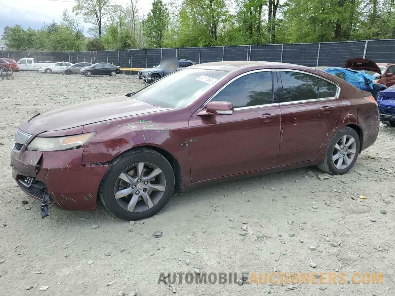 19UUA8F53CA018413 ACURA TL 2012