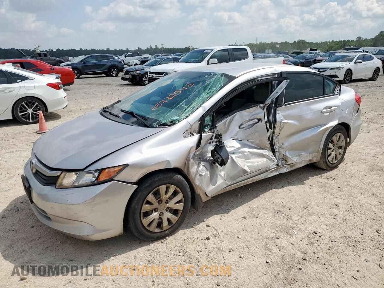 19XFB2F58CE091663 HONDA CIVIC 2012