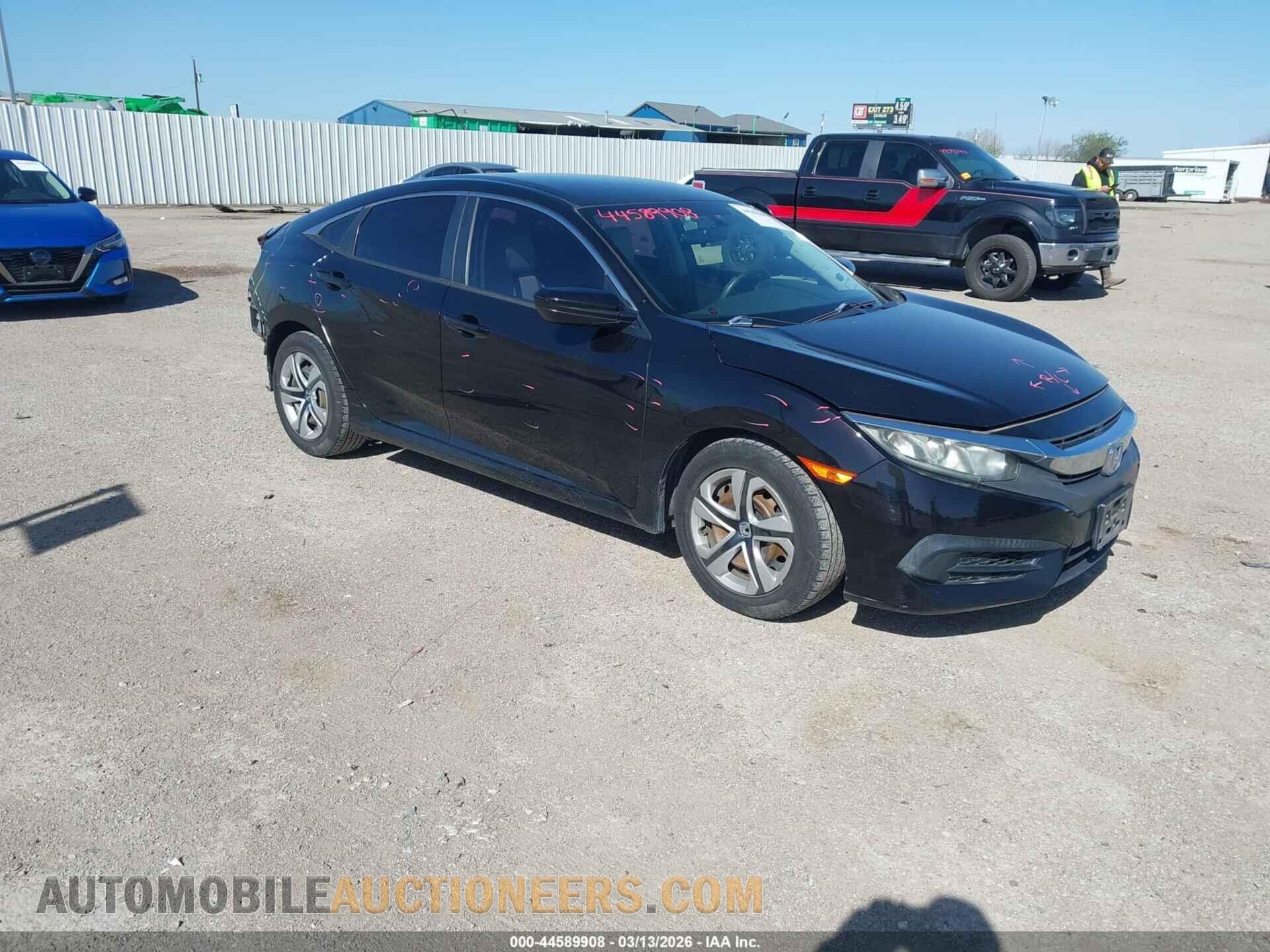 19XFC2F54GE089816 HONDA CIVIC 2016