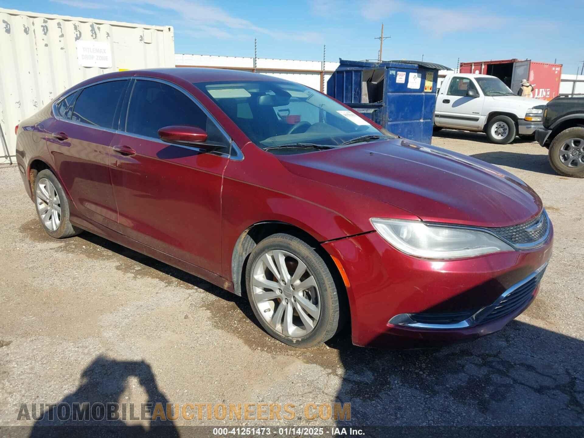 1C3CCCAB2FN687777 CHRYSLER 200 2015