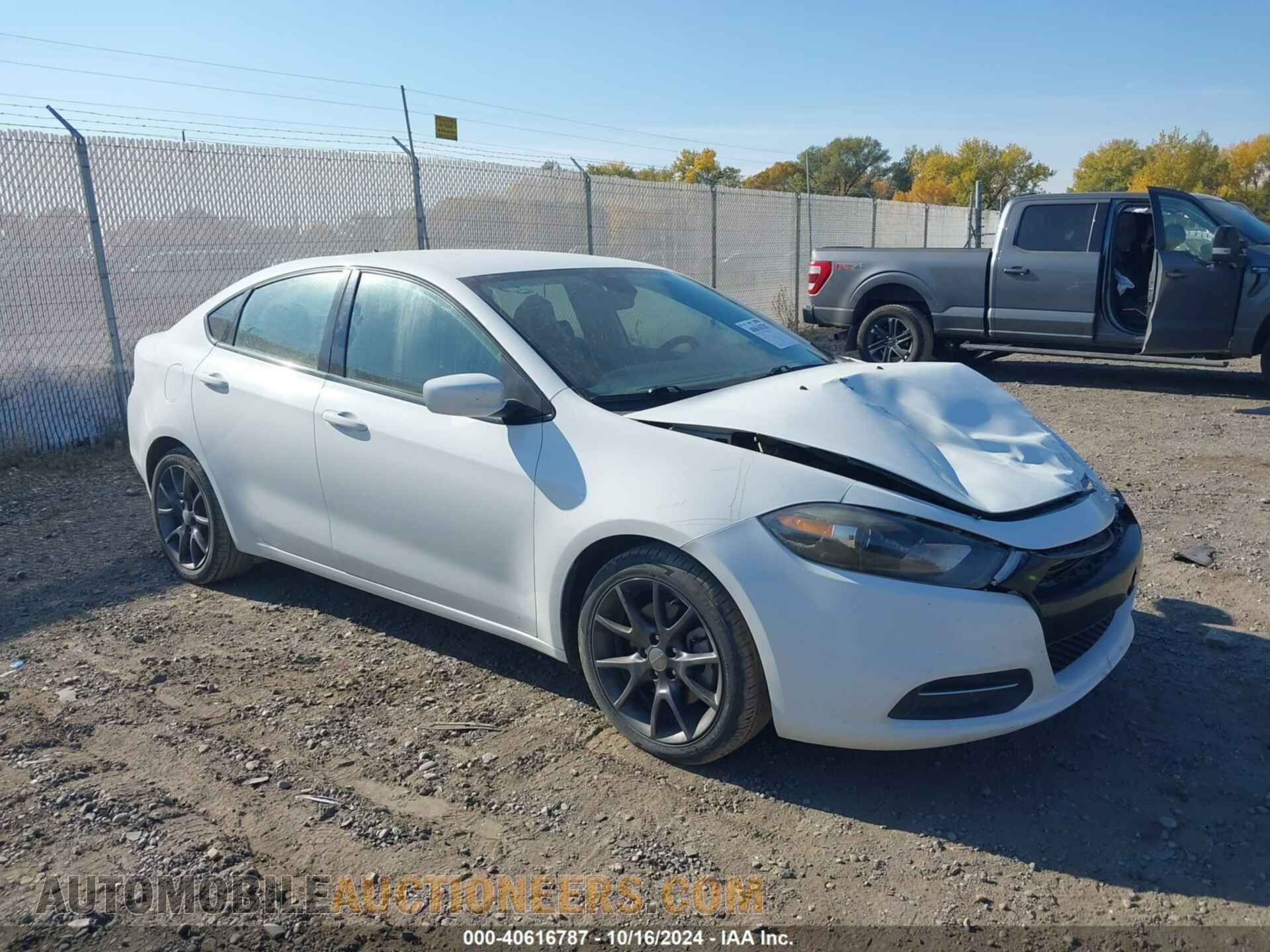 1C3CDFAA2GD767433 DODGE DART 2016