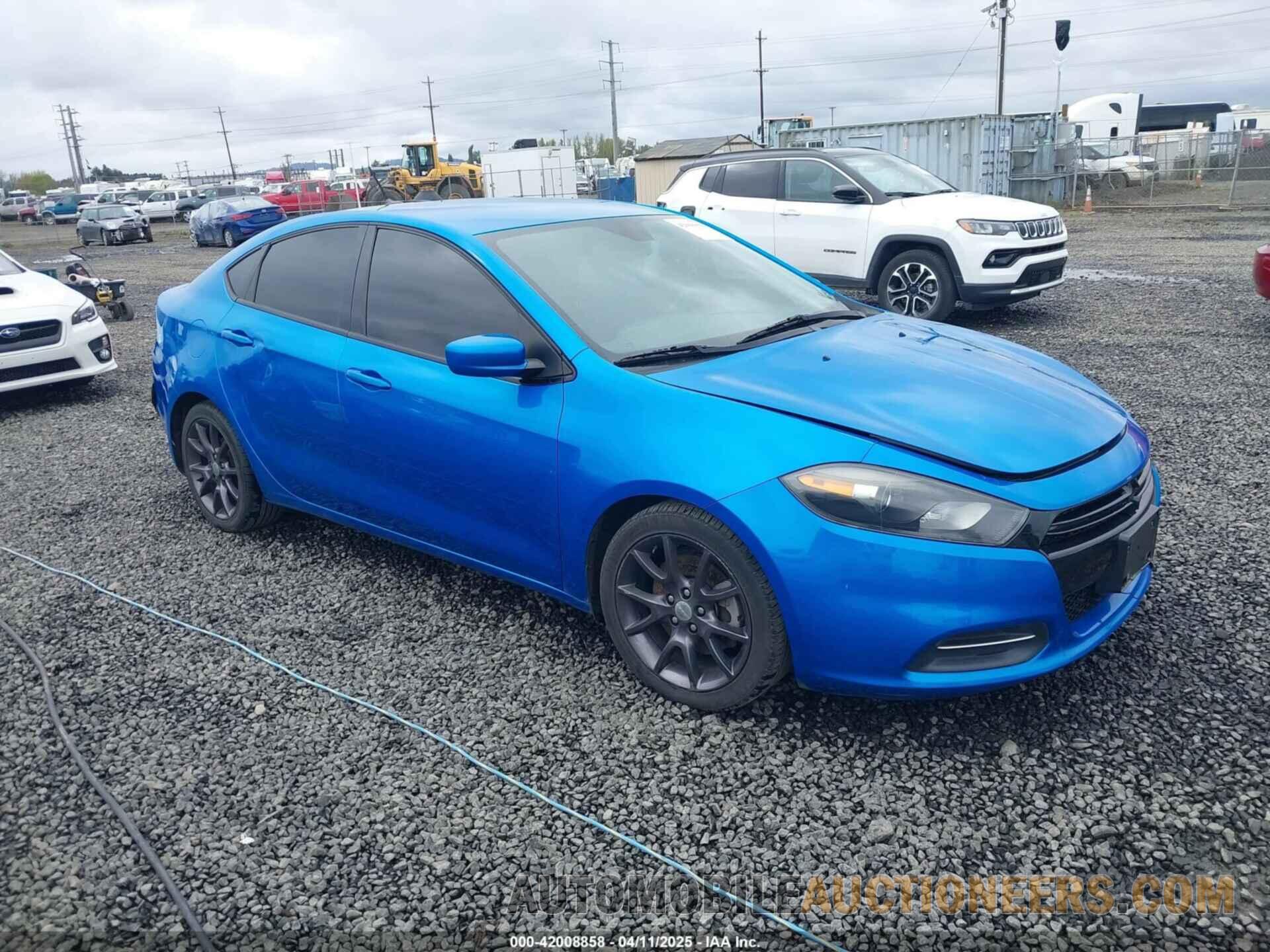 1C3CDFAA8GD578236 DODGE DART 2016