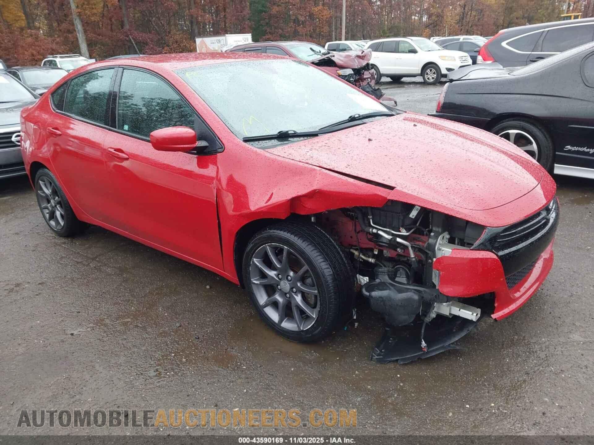 1C3CDFBB7FD421237 DODGE DART 2015