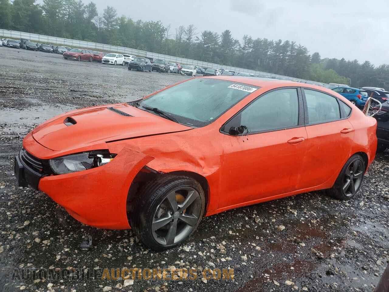 1C3CDFEB0GD644684 DODGE DART 2016