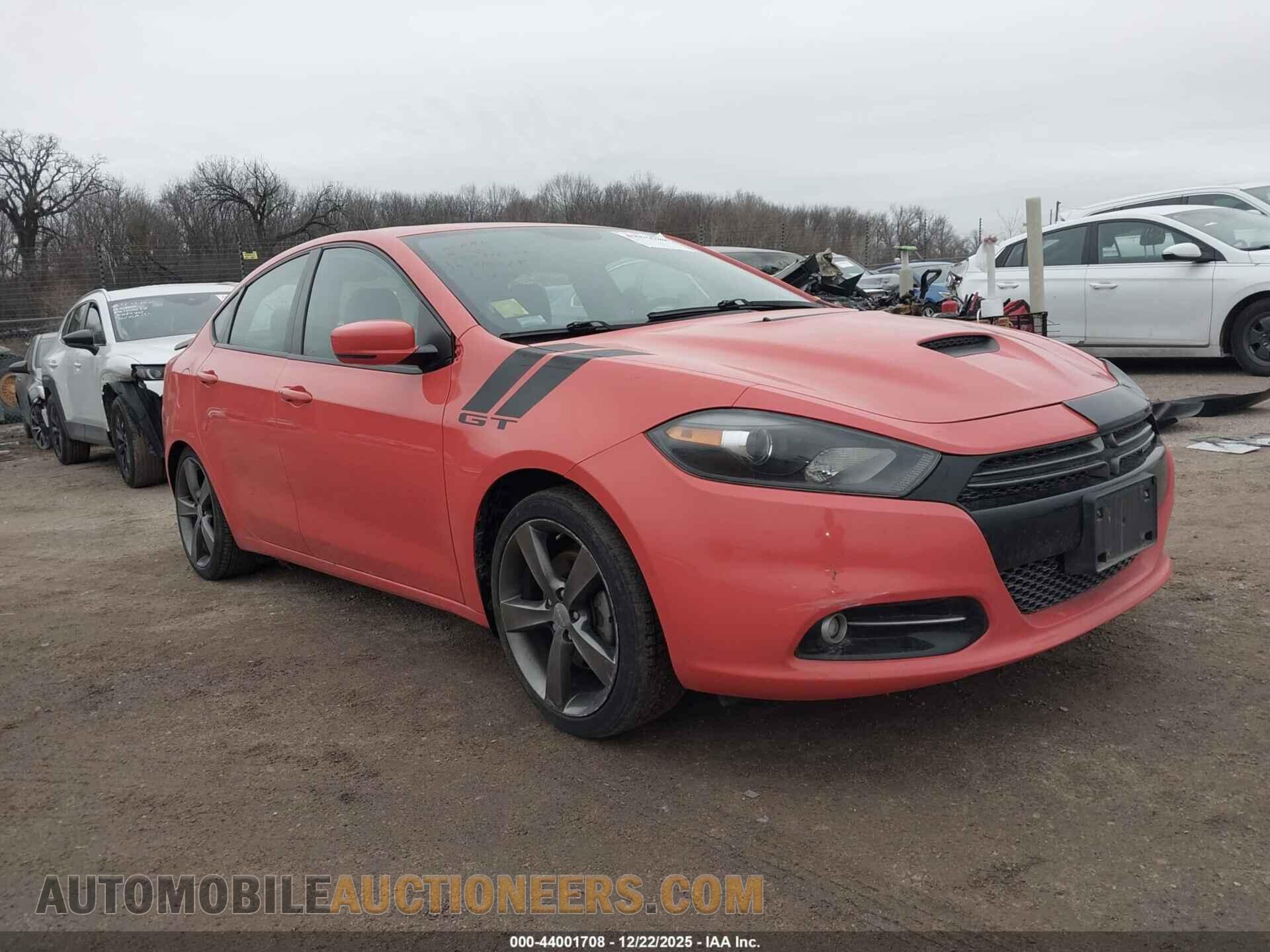 1C3CDFEB0GD680312 DODGE DART 2016