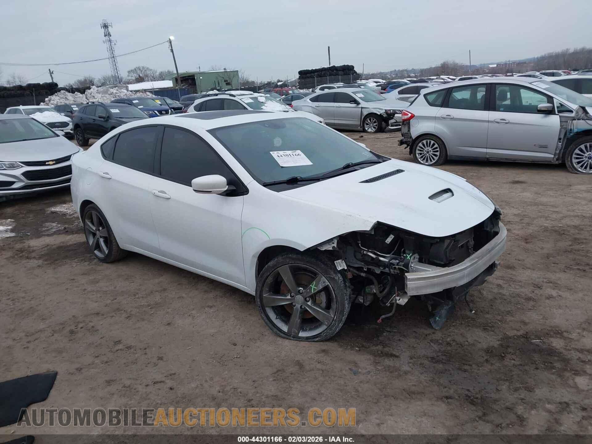 1C3CDFEB2GD591955 DODGE DART 2016