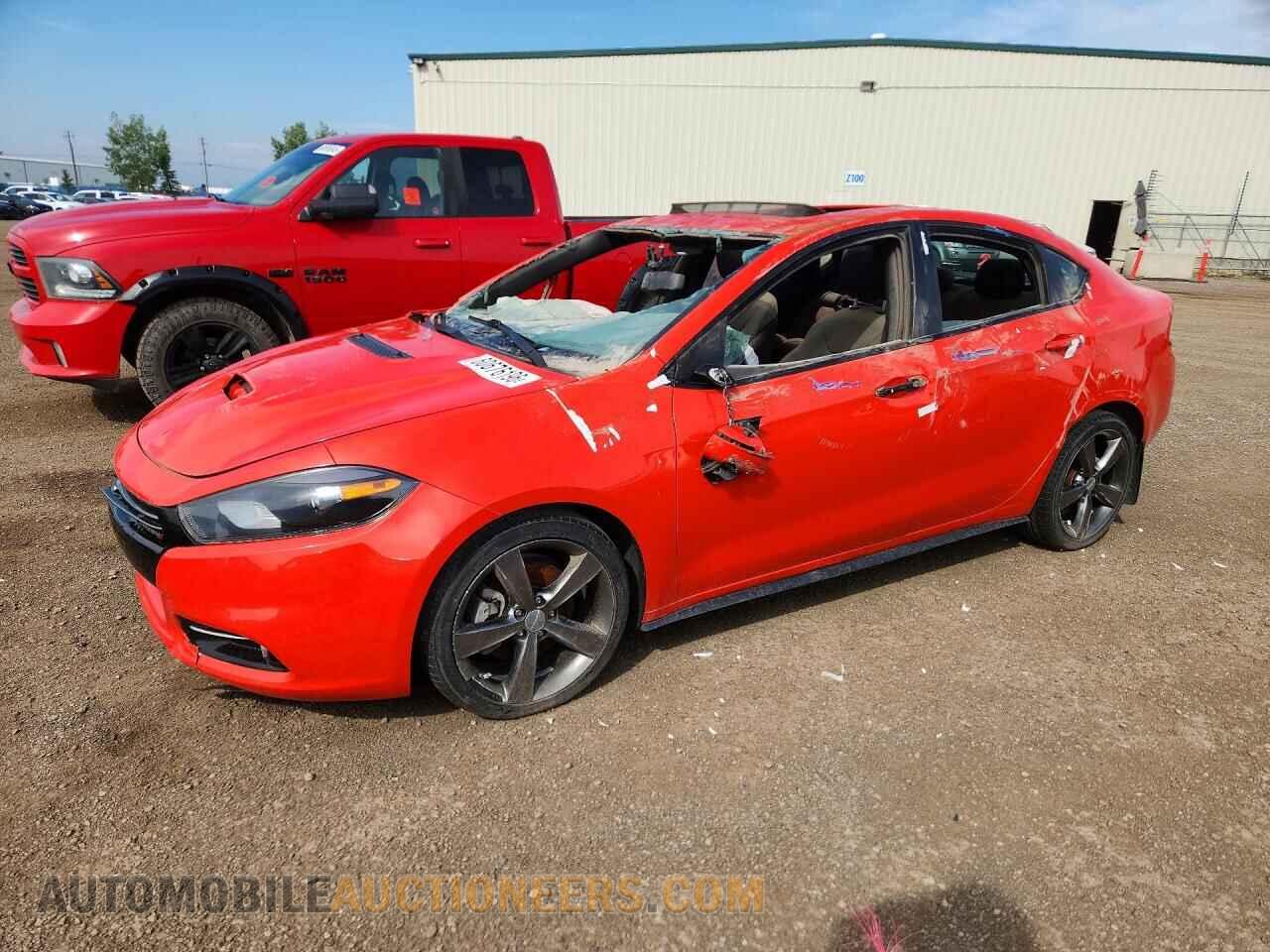 1C3CDFEB2GD643763 DODGE DART 2016