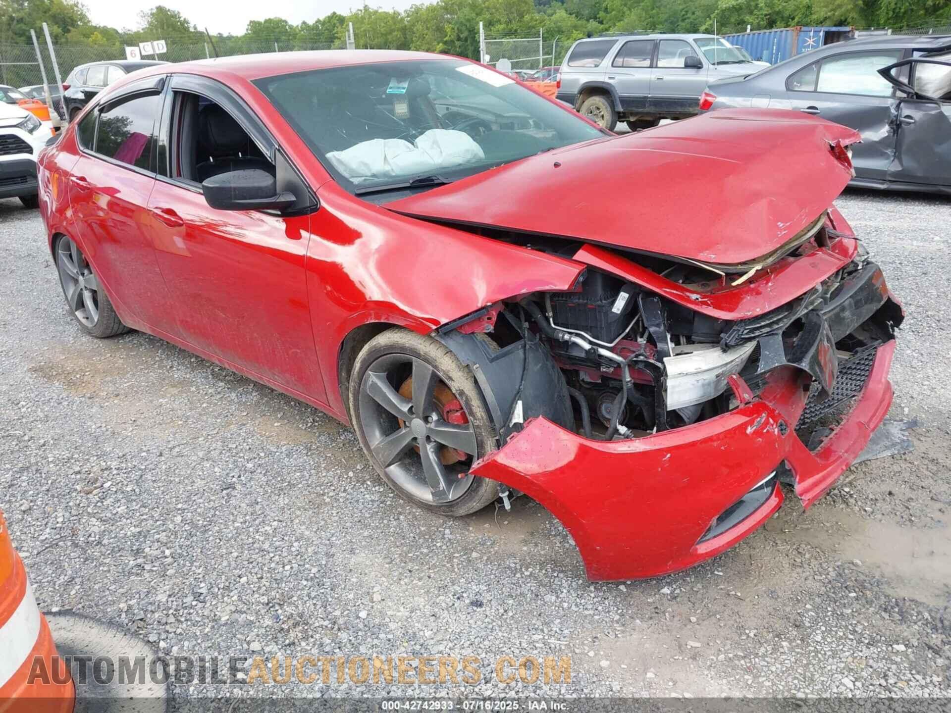 1C3CDFEB3FD205607 DODGE DART 2015