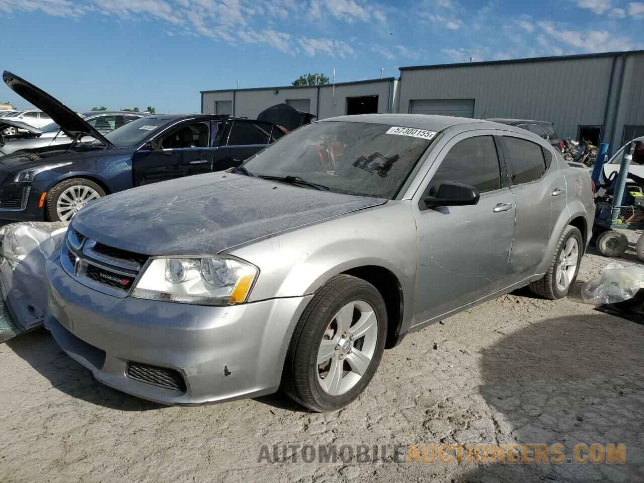 1C3CDZAB1DN707580 DODGE AVENGER 2013