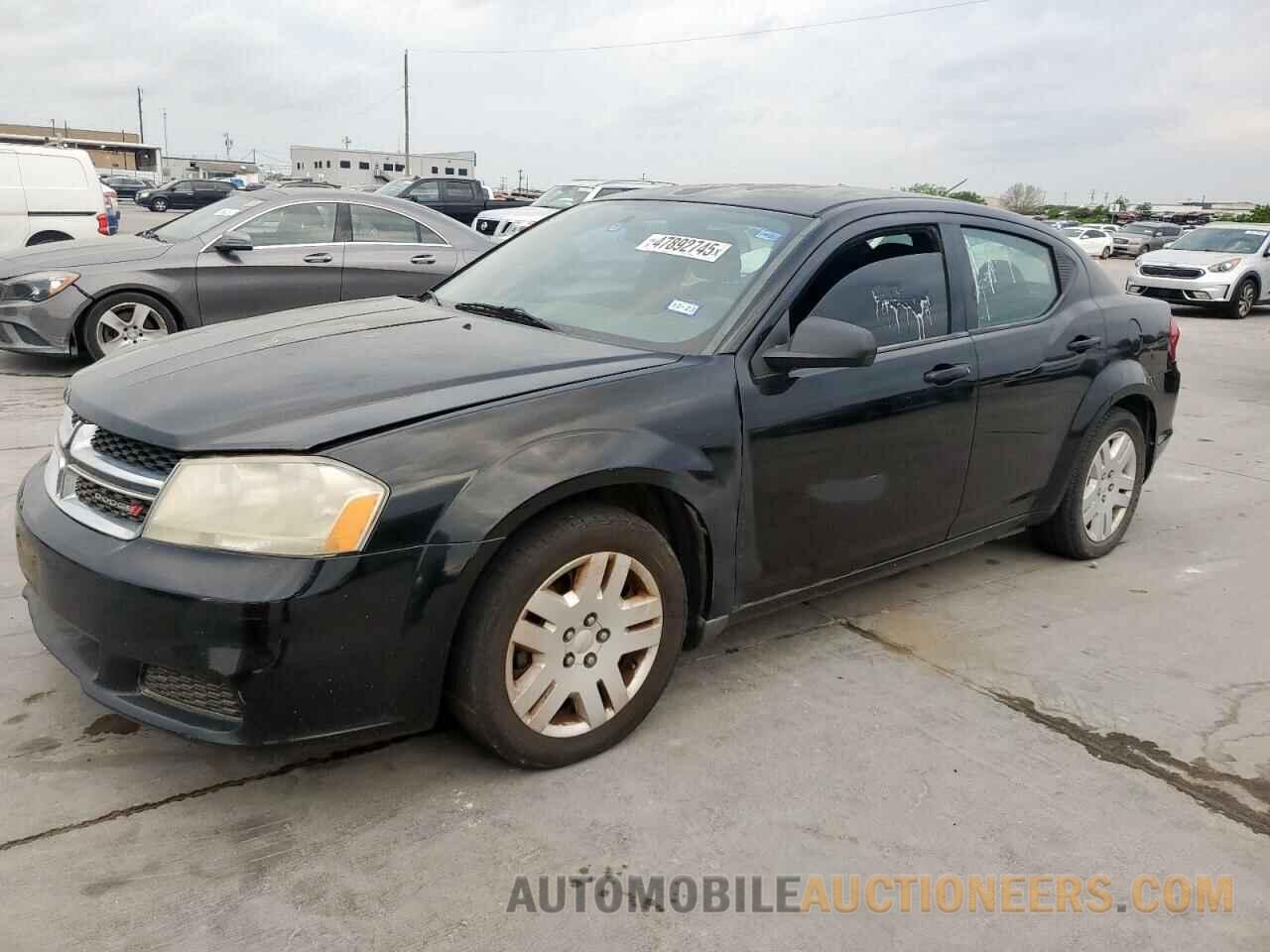 1C3CDZAB1EN166564 DODGE AVENGER 2014