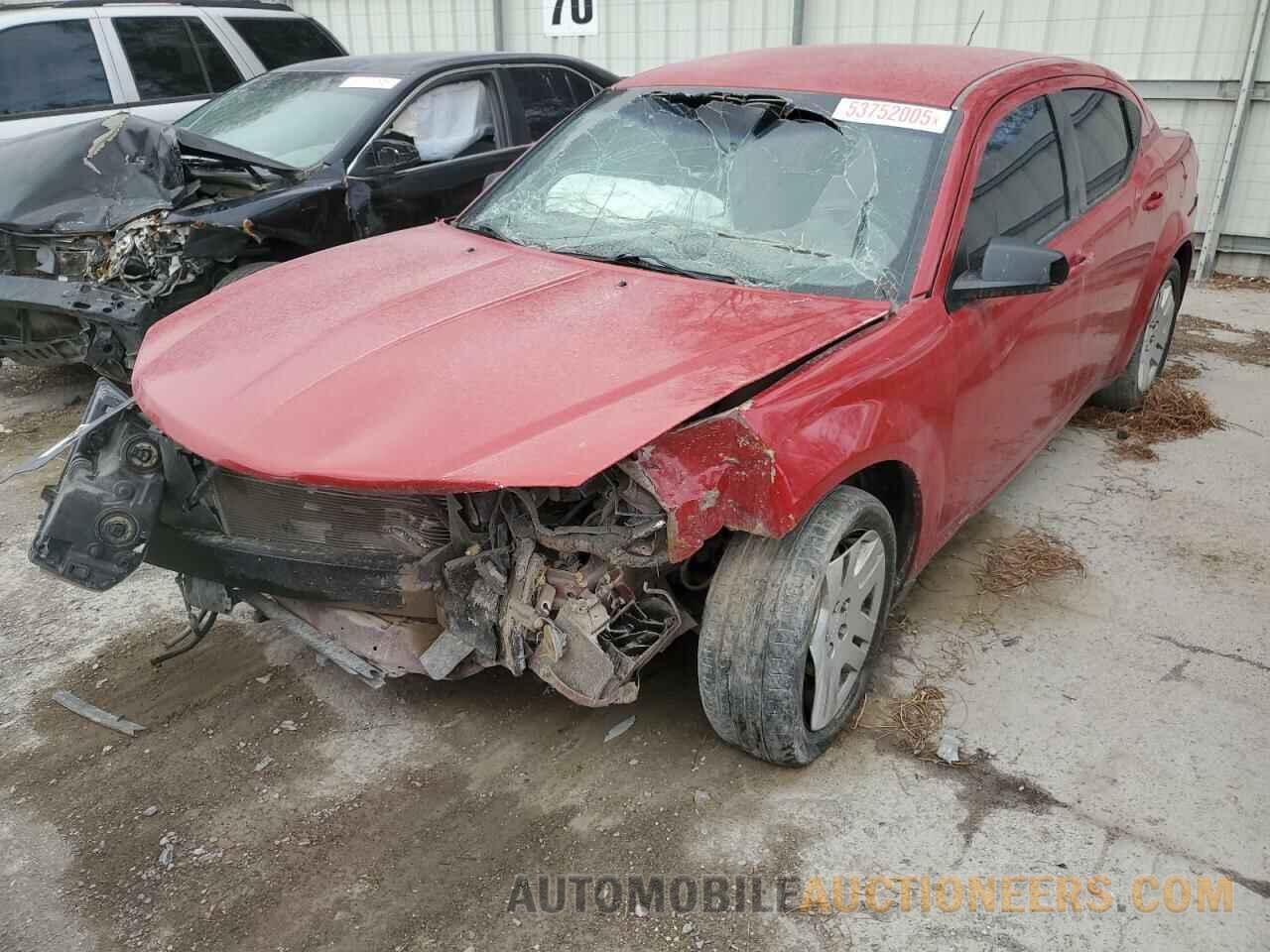 1C3CDZAG3EN234150 DODGE AVENGER 2014
