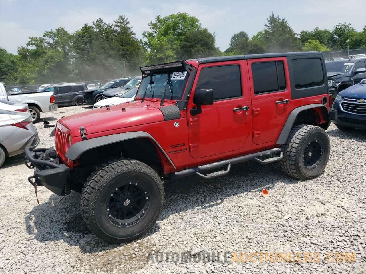 1C4BJWDG7EL298889 JEEP WRANGLER 2014