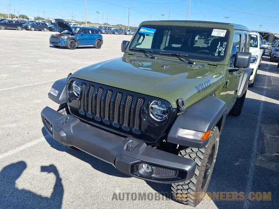 1C4HJXDG8NW267343 Jeep Wrangler Unlimited 2022