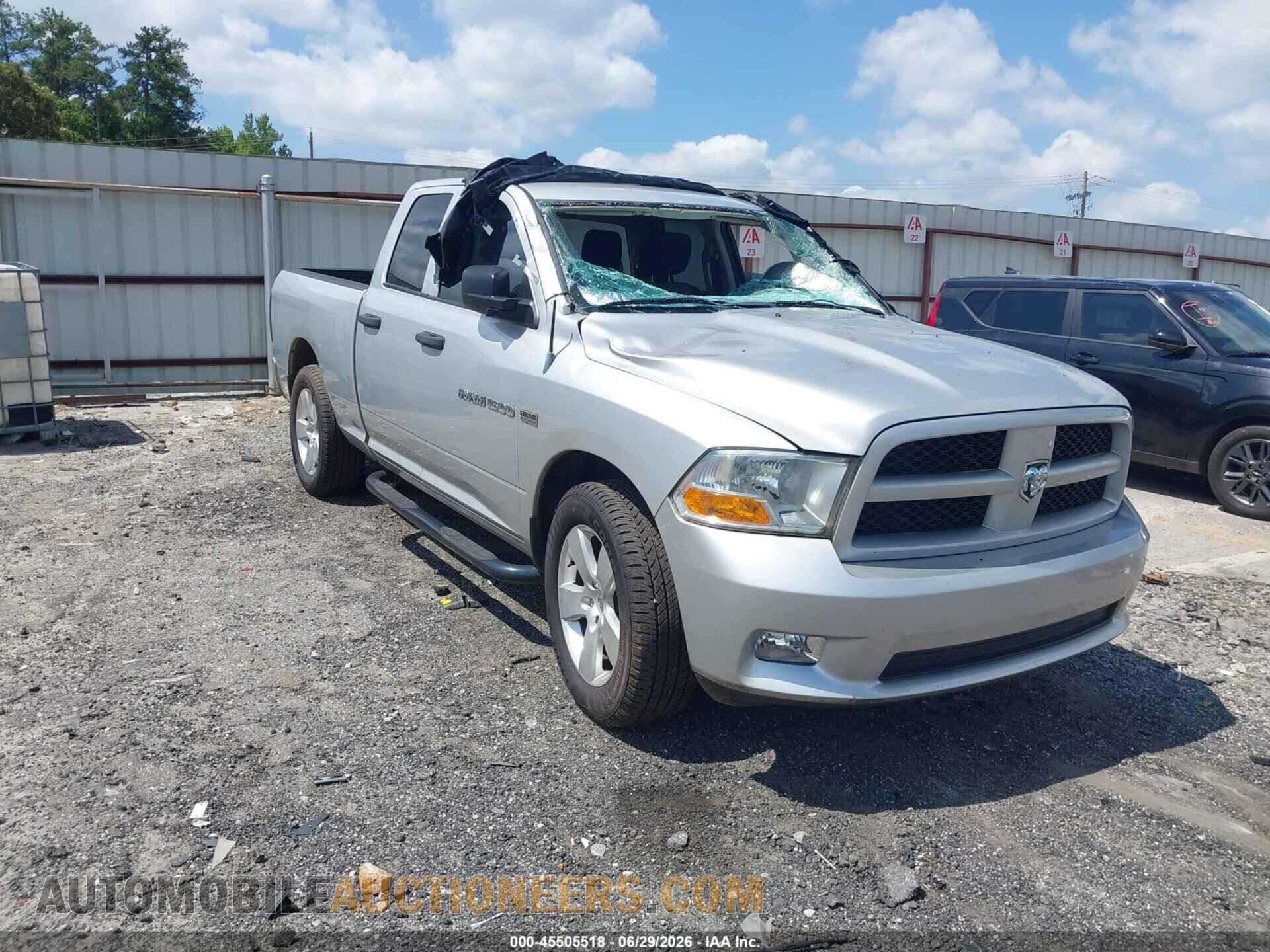 1C6RD6FT9CS242530 RAM 1500 2012