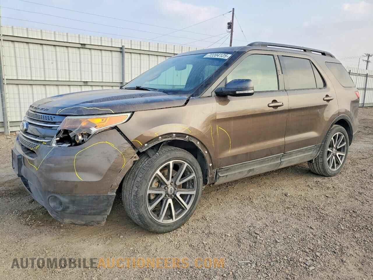 1FM5K7D89FGC63348 FORD EXPLORER 2015