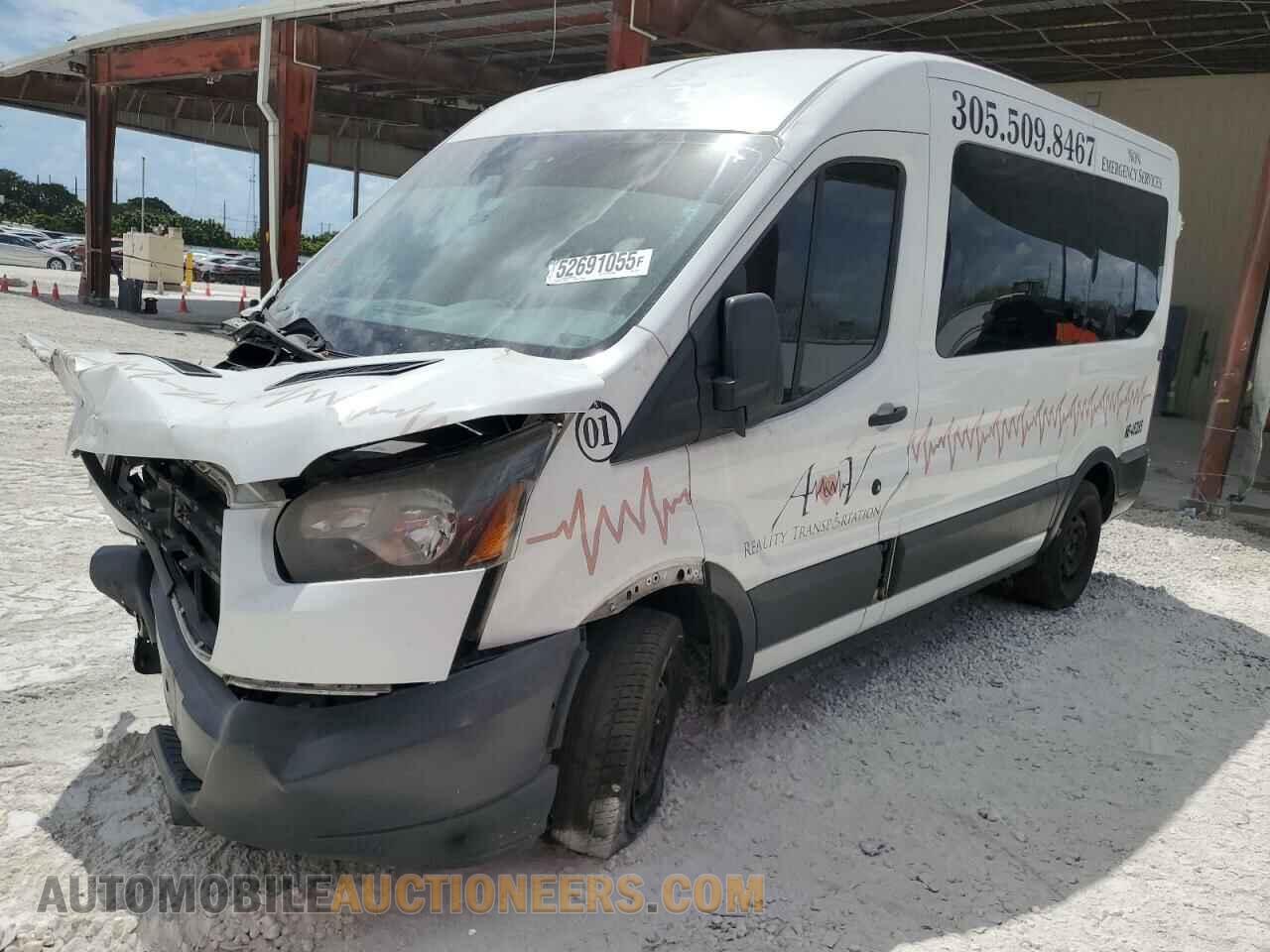 1FMZK1CM4HKA74121 FORD TRANSIT 2017