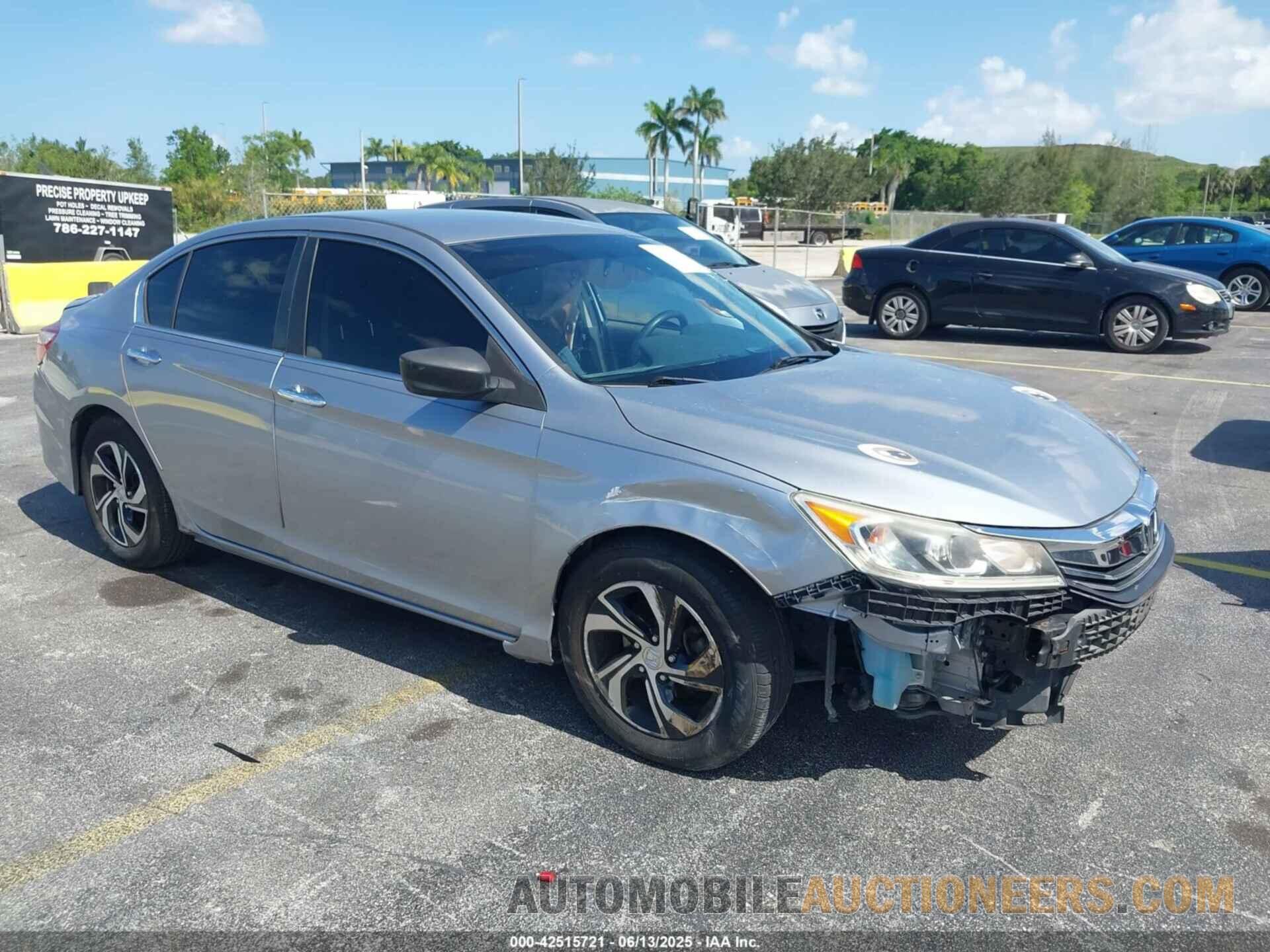 1HGCR2F39GA227600 HONDA ACCORD 2016