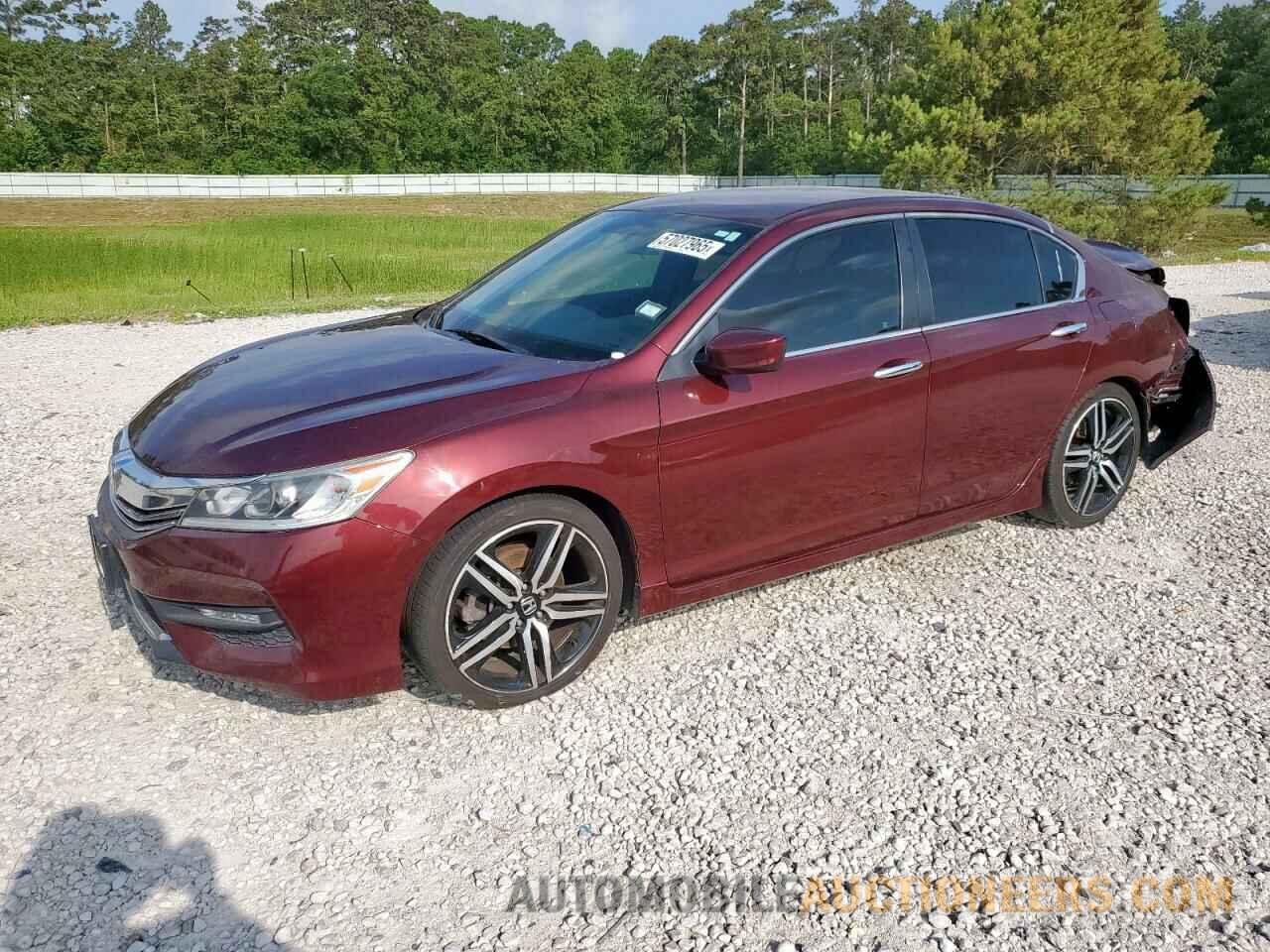 1HGCR2F59GA020206 HONDA ACCORD 2016
