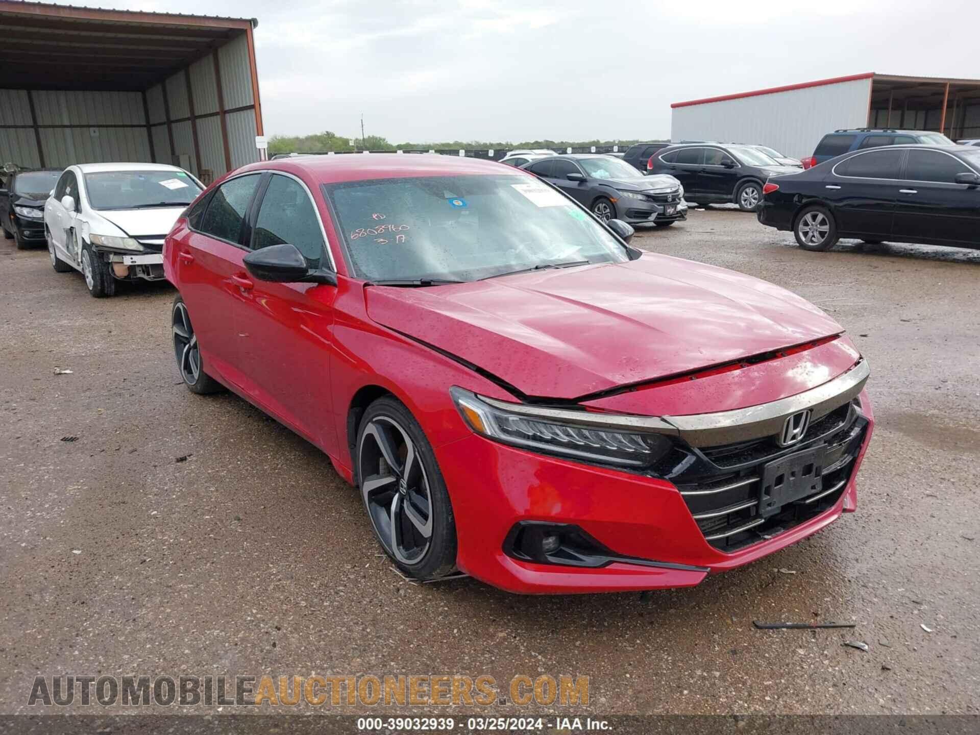 1HGCV1F33MA080708 HONDA ACCORD 2021