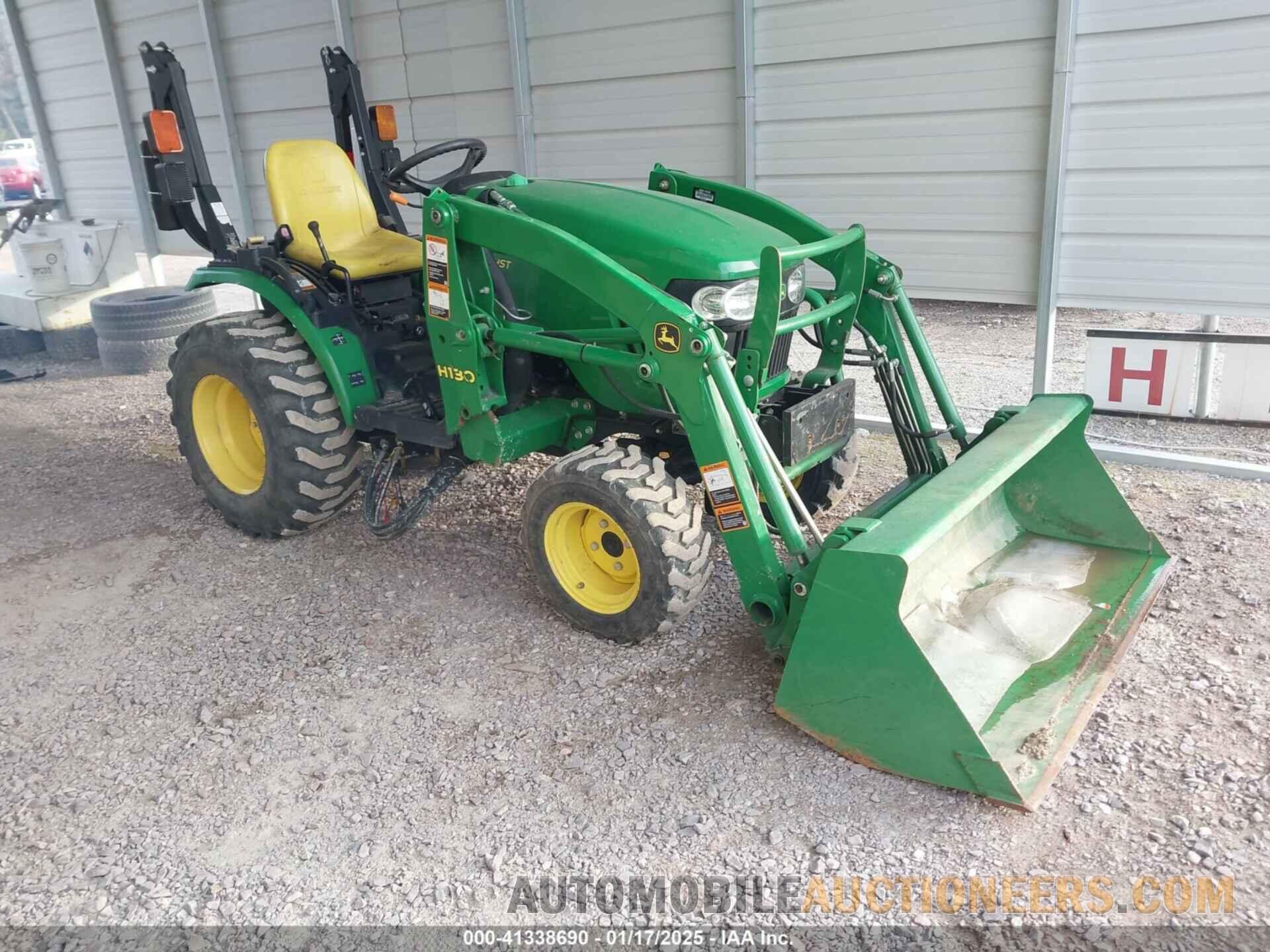 1LV20253HEH112836 JOHN DEERE 2025 HST WITH  H130 FRONT LOADER 2015