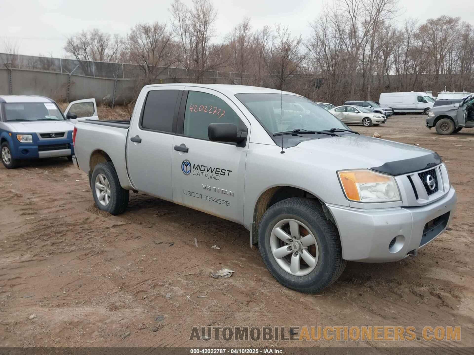 1N6AA0EJXCN310874 NISSAN TITAN 2012
