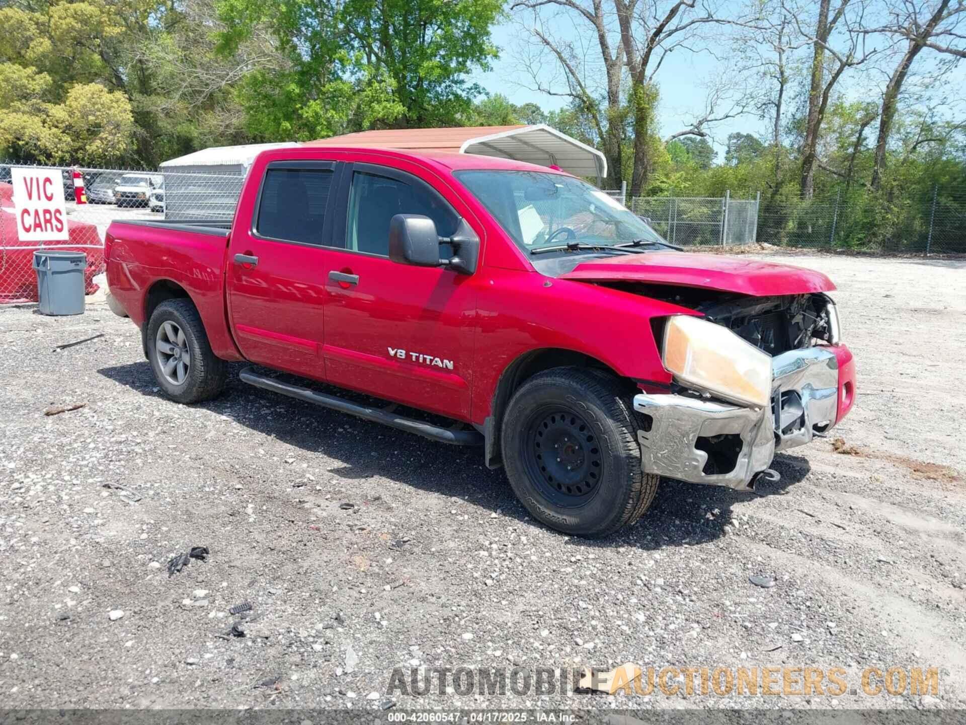 1N6BA0ED4CN323635 NISSAN TITAN 2012