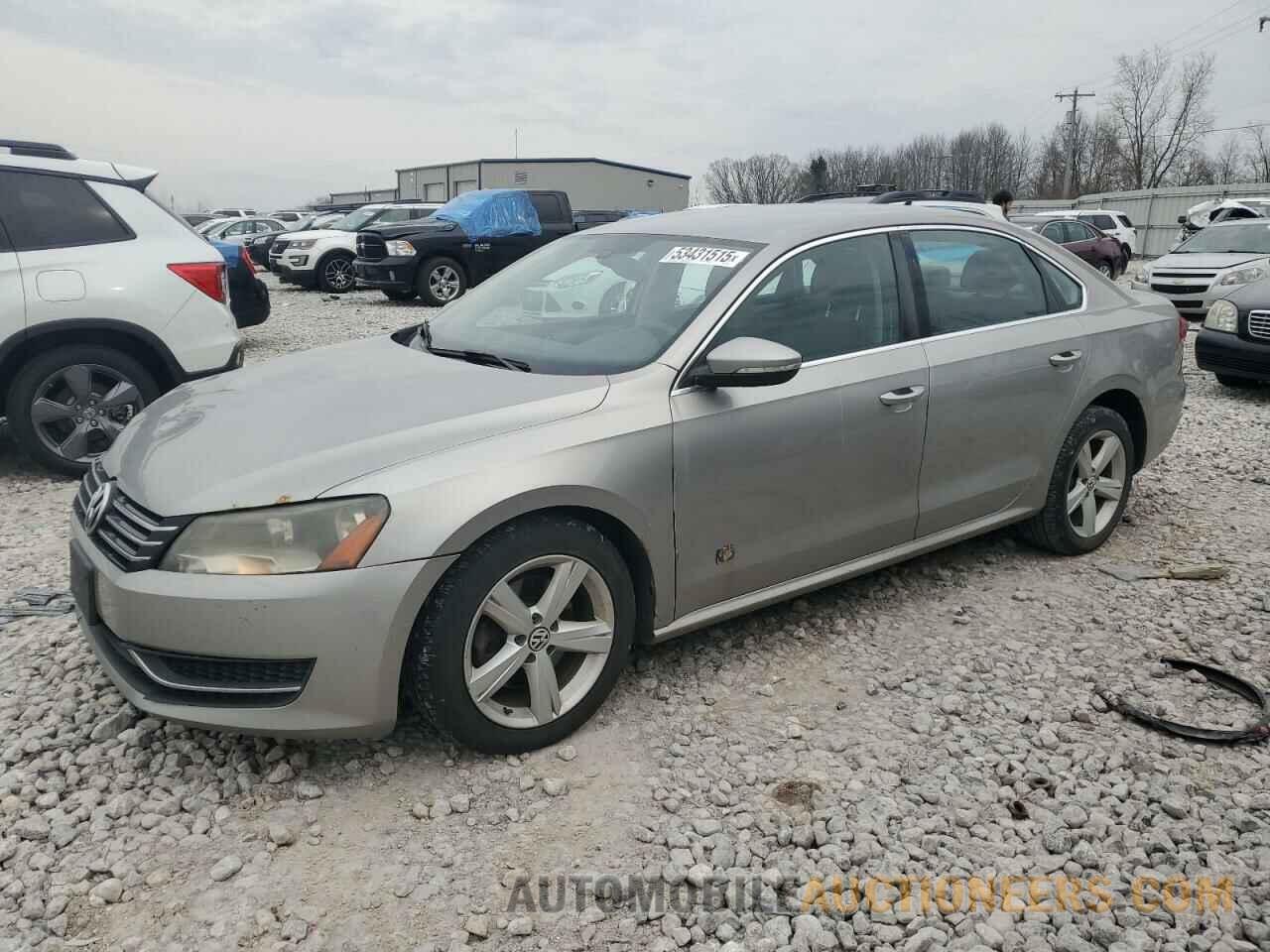 1VWBP7A38CC003038 VOLKSWAGEN PASSAT 2012