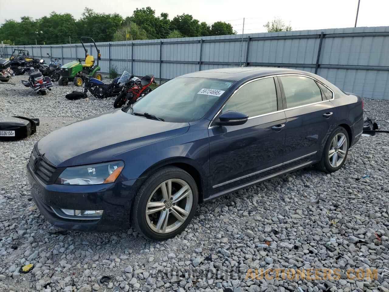 1VWCN7A31CC084653 VOLKSWAGEN PASSAT 2012