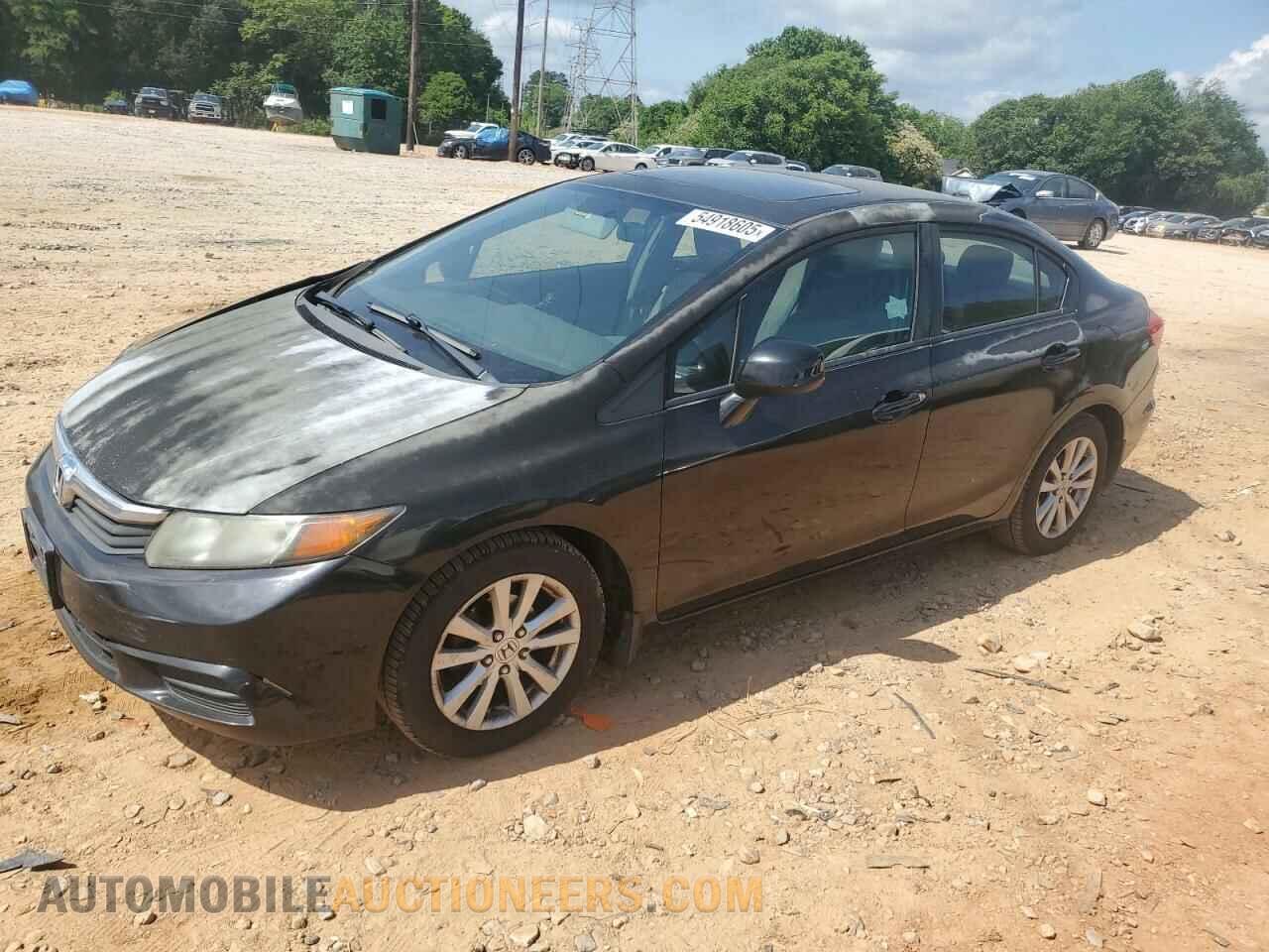 2HGFB2F83CH545012 HONDA CIVIC 2012