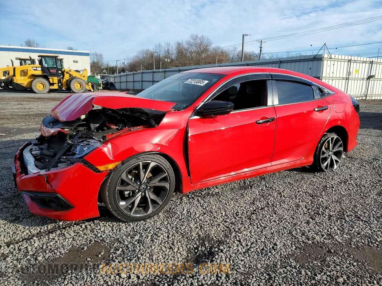 2HGFC2F86MH511015 HONDA CIVIC 2021