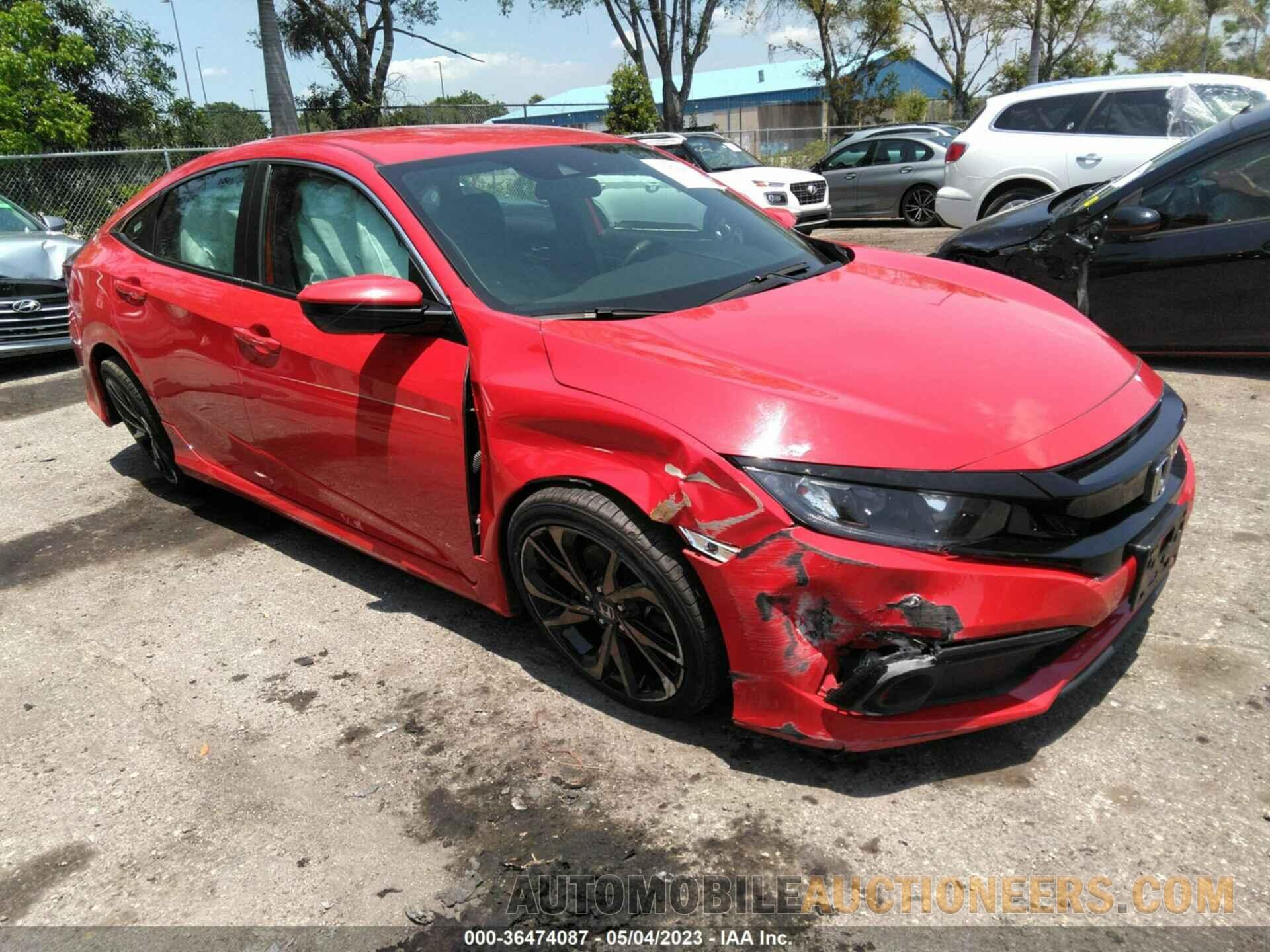 2HGFC2F87LH551425 HONDA CIVIC SEDAN 2020