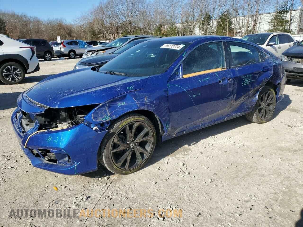 2HGFC2F89MH552013 HONDA CIVIC 2021