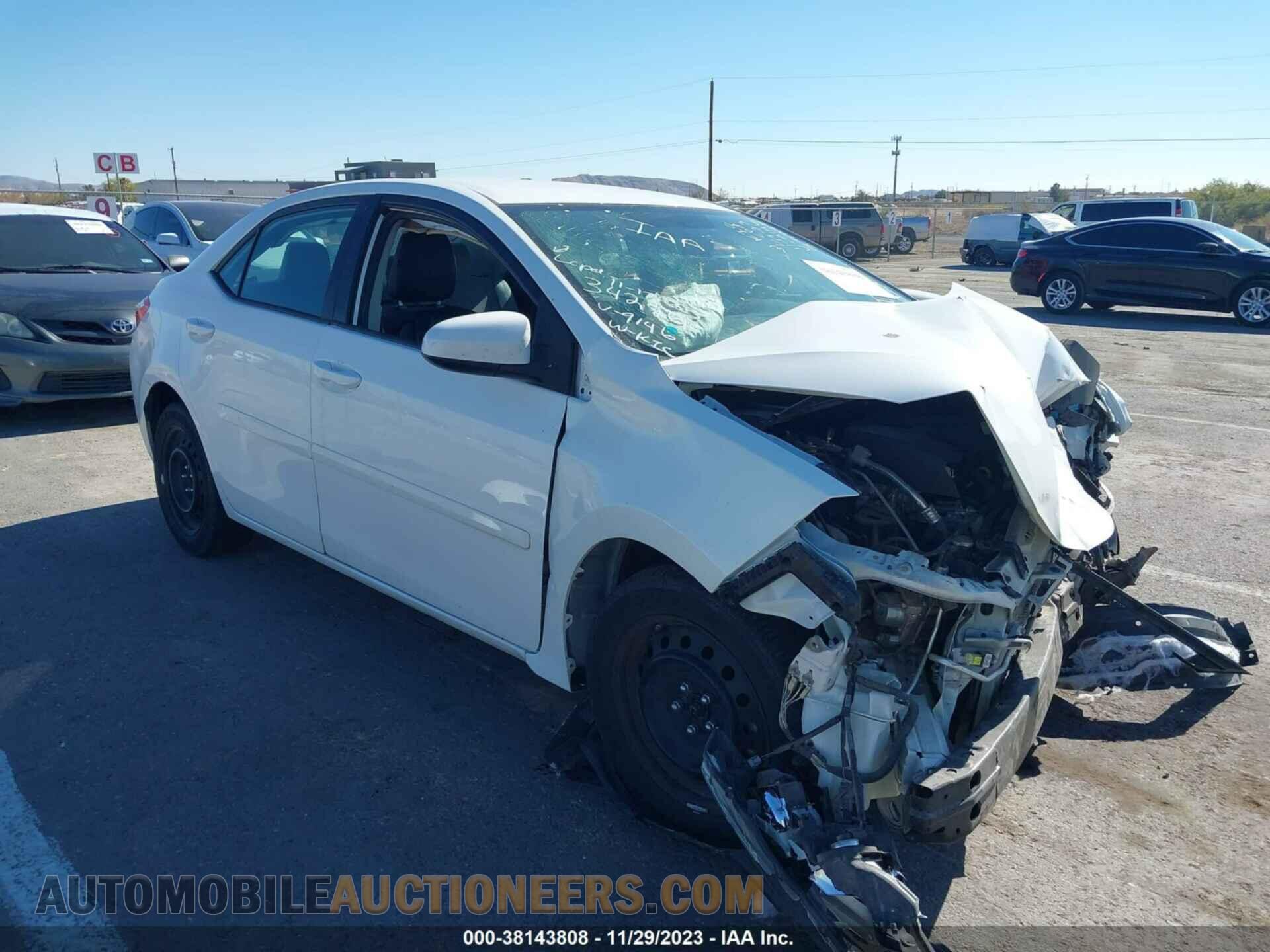 2T1BURHE1GC609146 TOYOTA COROLLA 2016