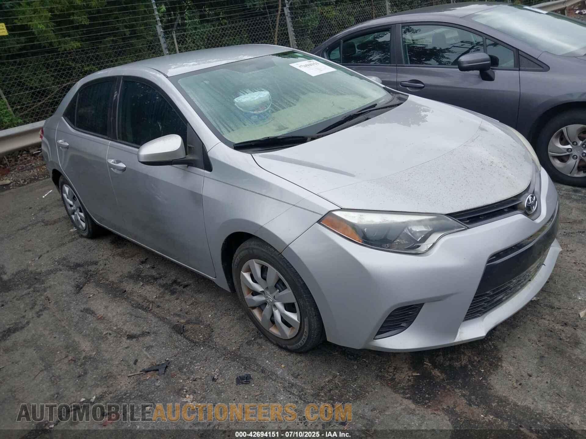 2T1BURHE4FC298908 TOYOTA COROLLA 2015
