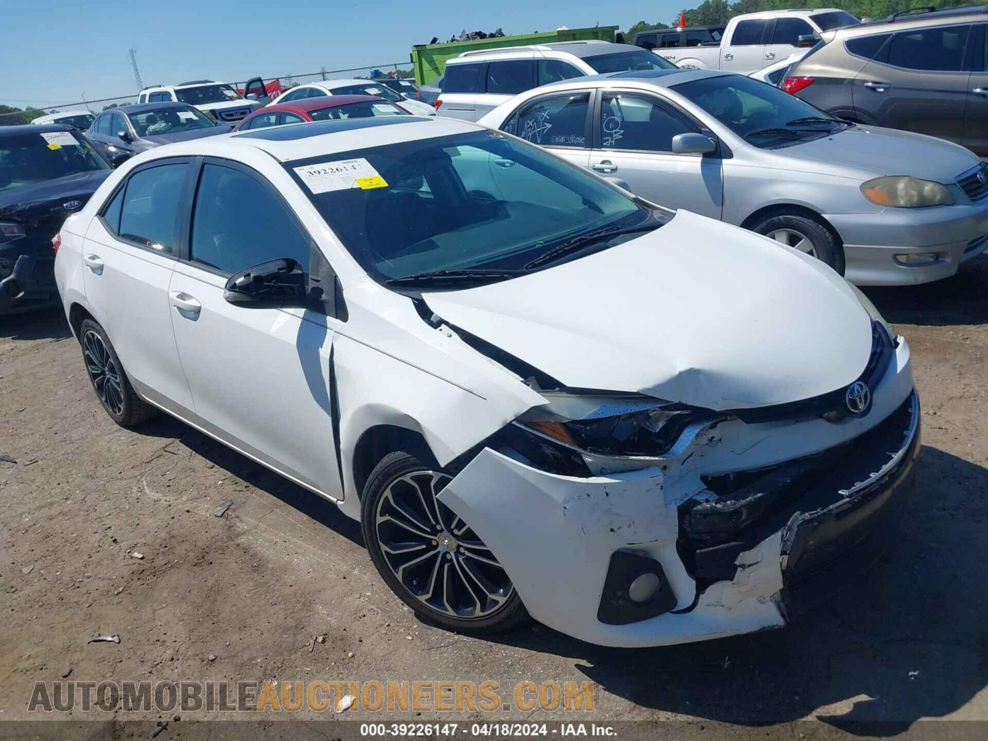2T1BURHE4FC388656 TOYOTA COROLLA 2015
