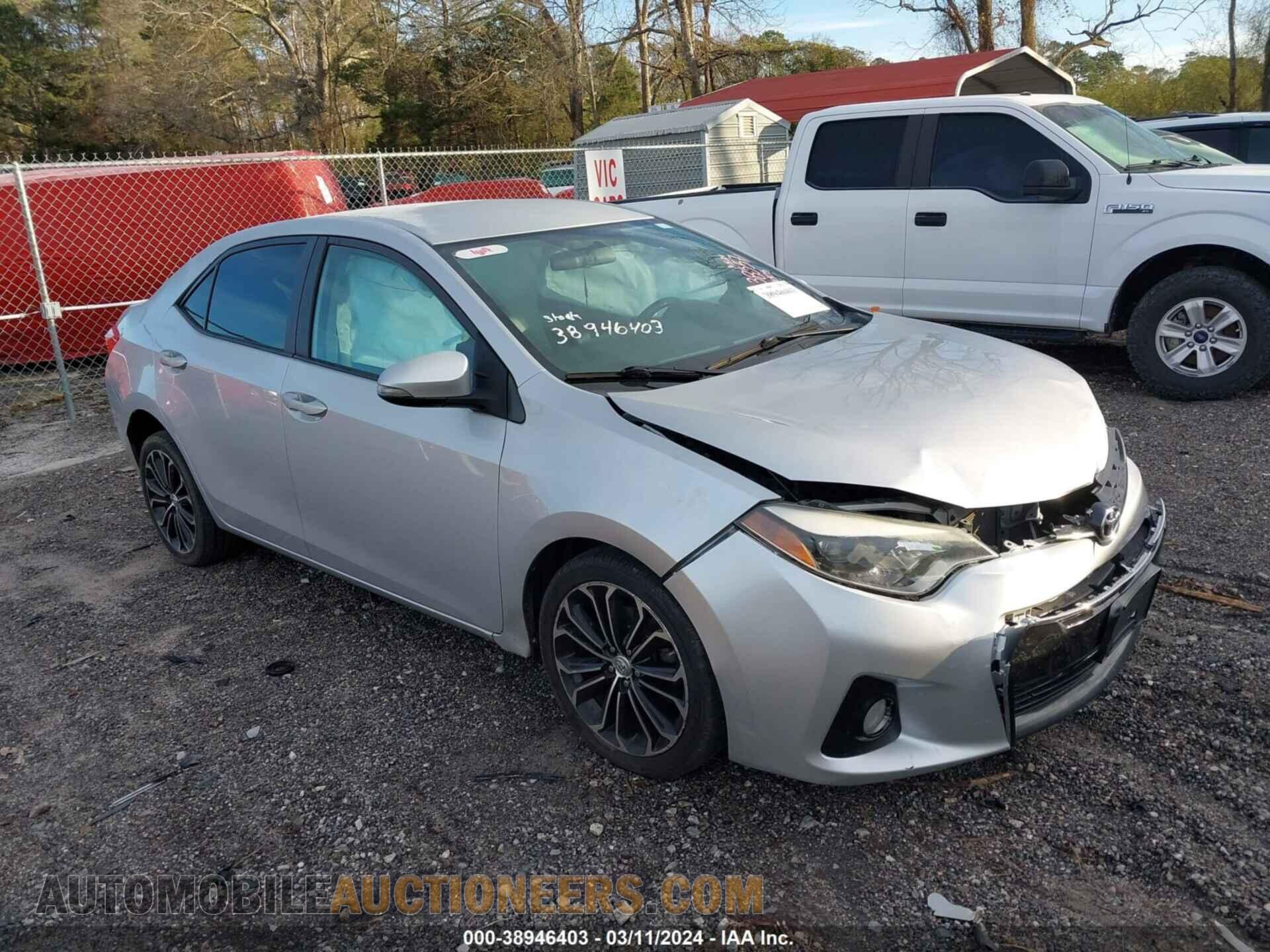 2T1BURHE4FC438357 TOYOTA COROLLA 2015
