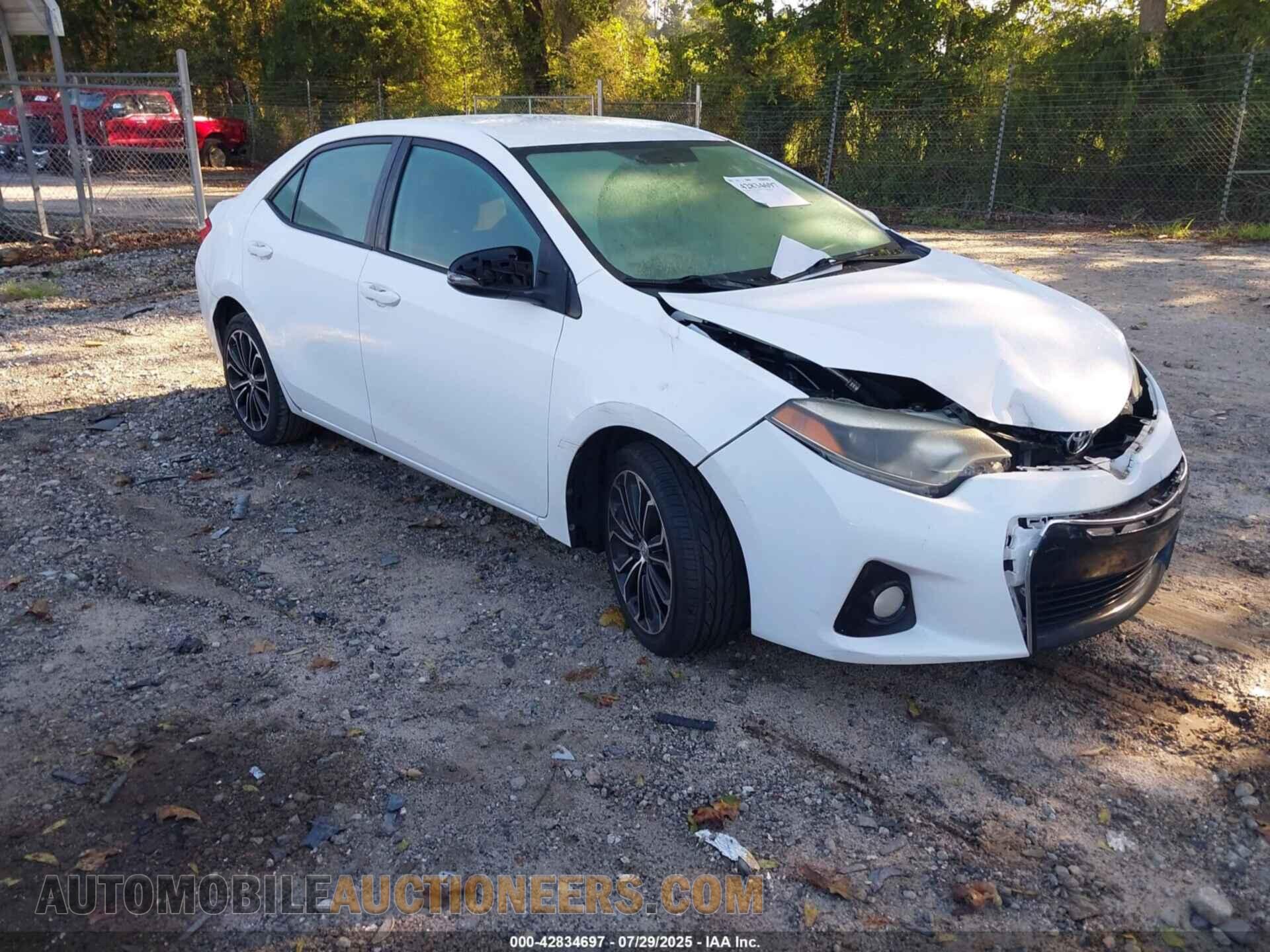 2T1BURHE4GC593136 TOYOTA COROLLA 2016