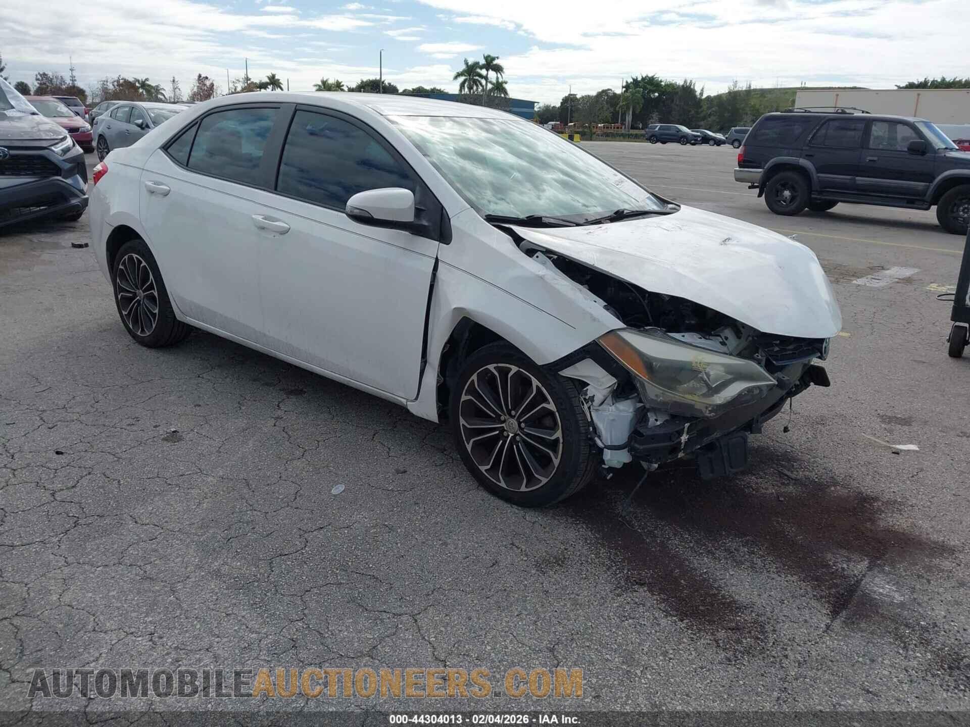 2T1BURHE4GC609836 TOYOTA COROLLA 2016