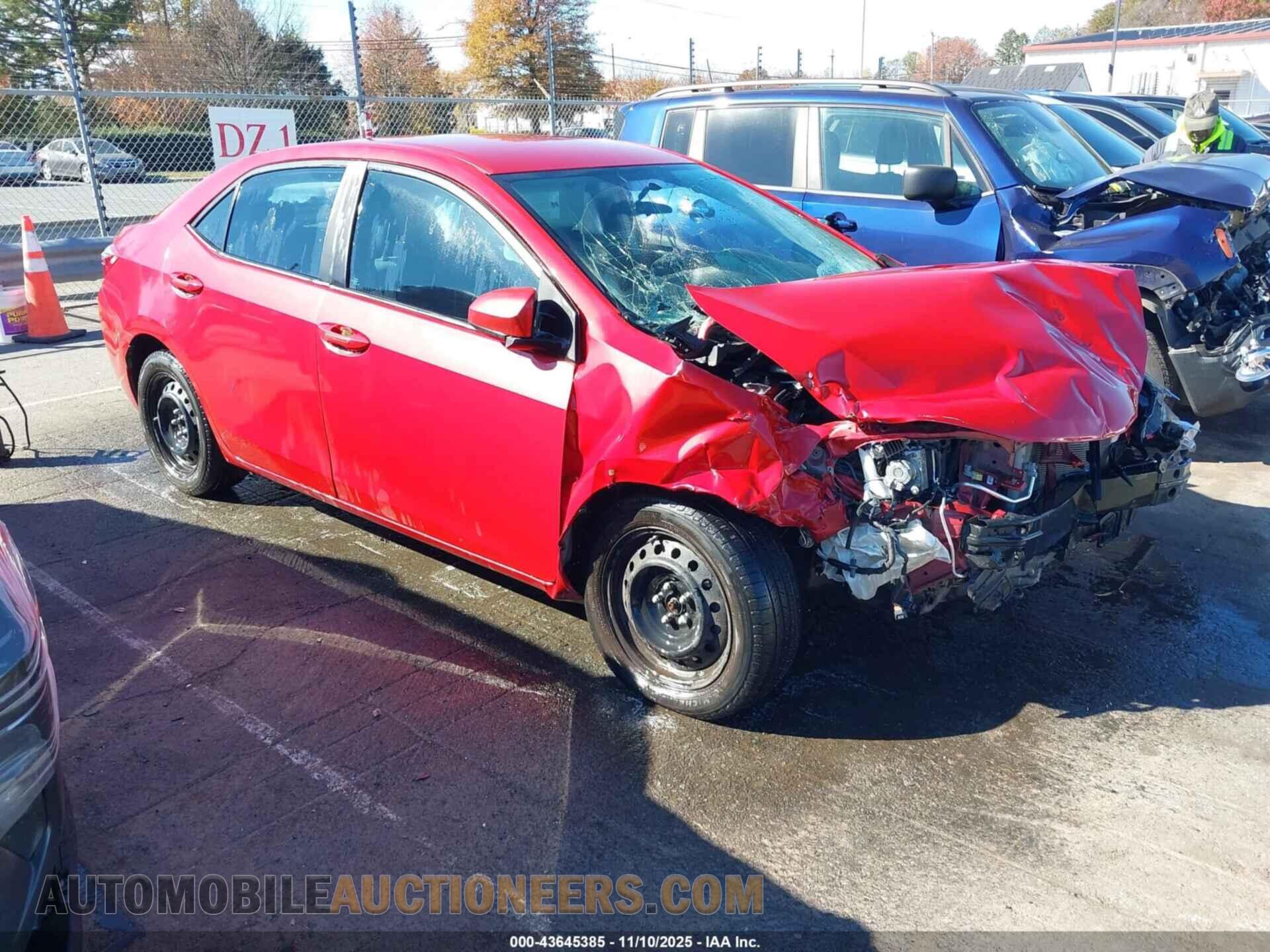 2T1BURHE4GC623722 TOYOTA COROLLA 2016