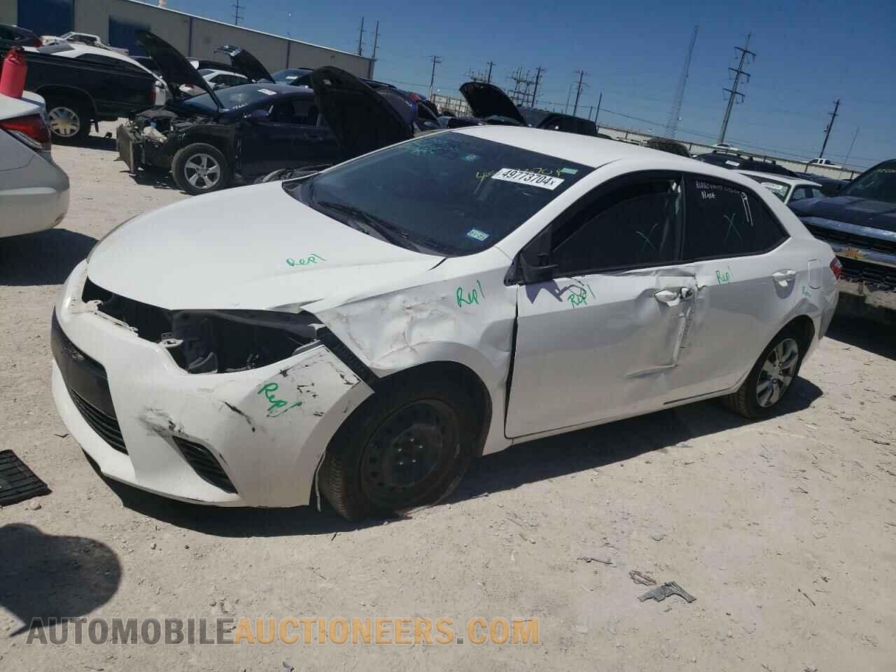 2T1BURHE4GC657269 TOYOTA COROLLA 2016