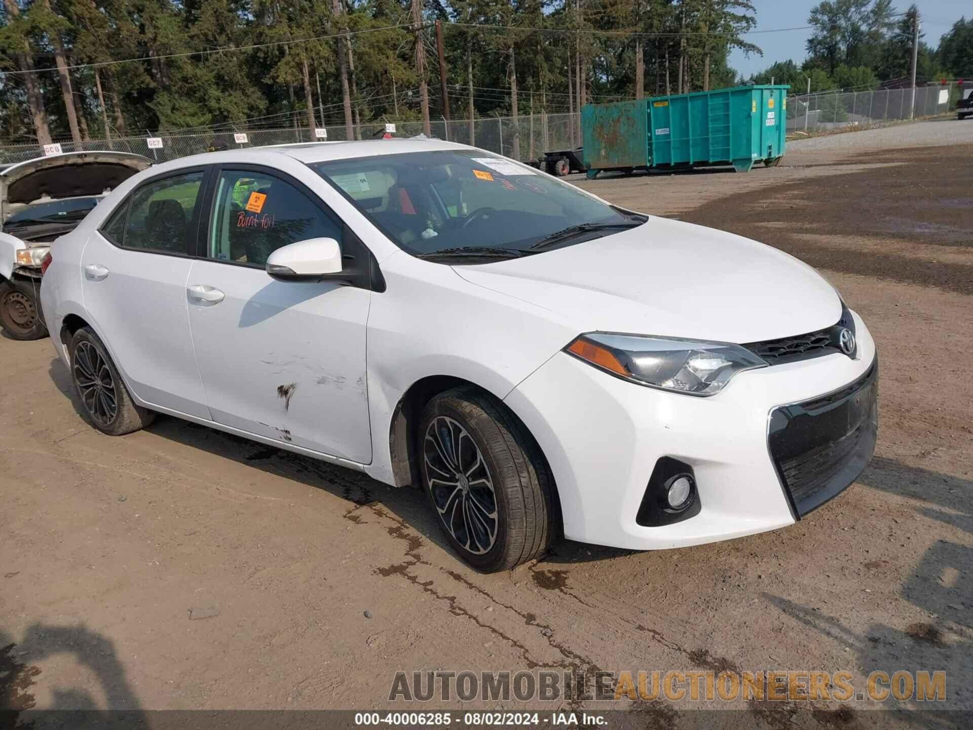 2T1BURHE5GC638407 TOYOTA COROLLA 2016