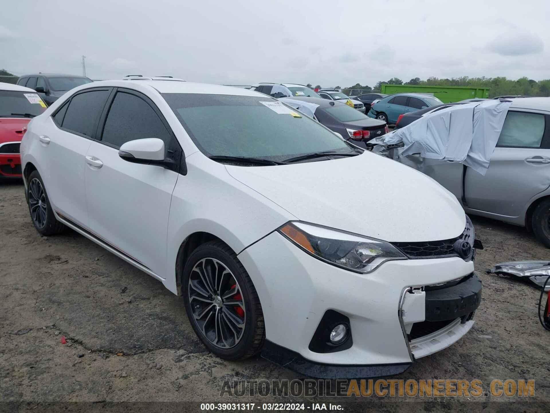 2T1BURHE6FC302411 TOYOTA COROLLA 2015