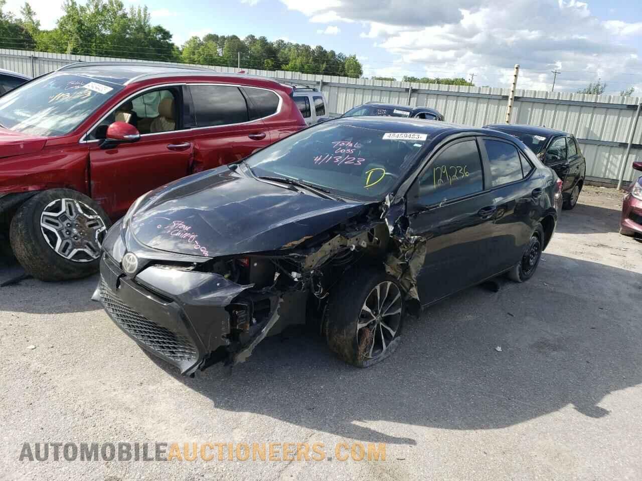 2T1BURHEXHC835607 TOYOTA COROLLA 2017