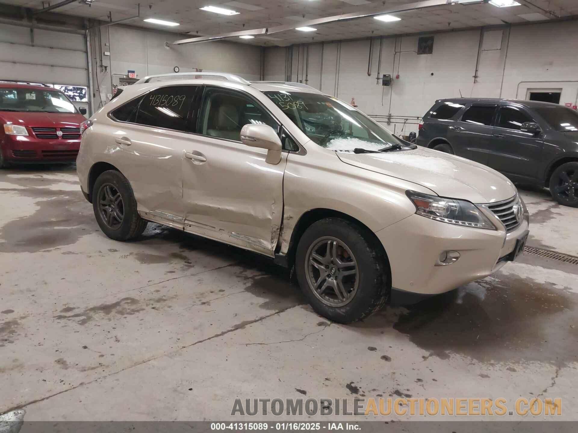 2T2BK1BA2EC229478 LEXUS RX 350 2014