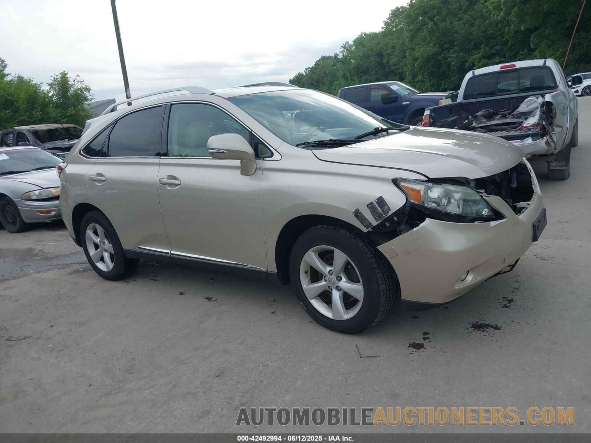 2T2BK1BA9CC134199 LEXUS RX 350 2012