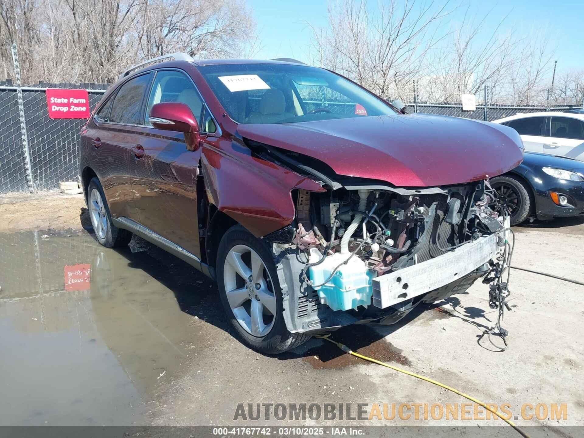 2T2BK1BA9FC279957 LEXUS RX 350 2015