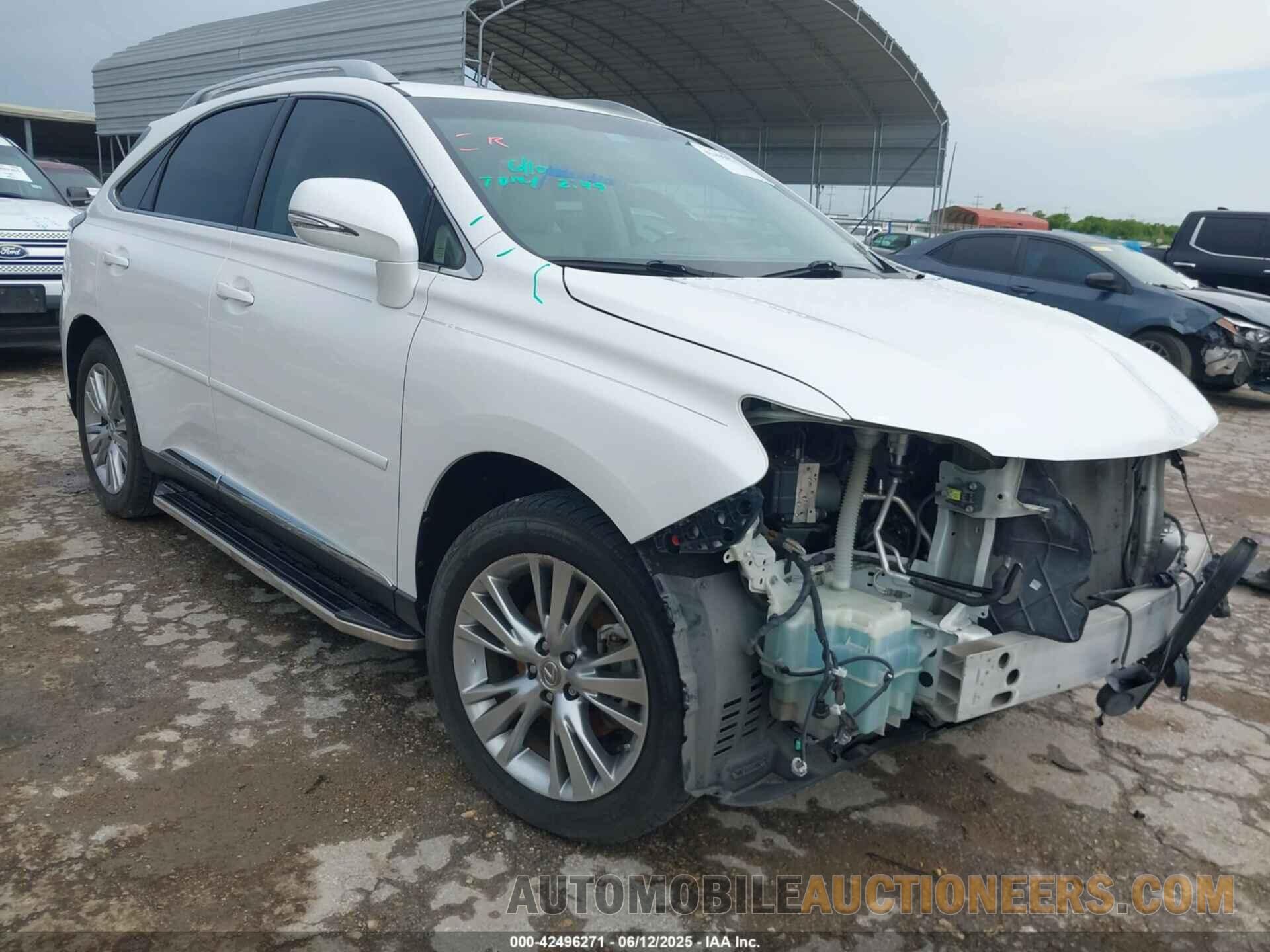 2T2ZK1BA1DC119485 LEXUS RX 350 2013