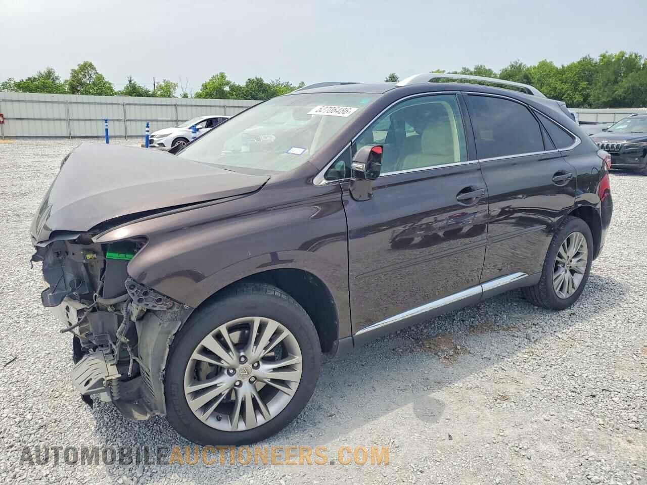 2T2ZK1BA7DC114792 LEXUS RX350 2013
