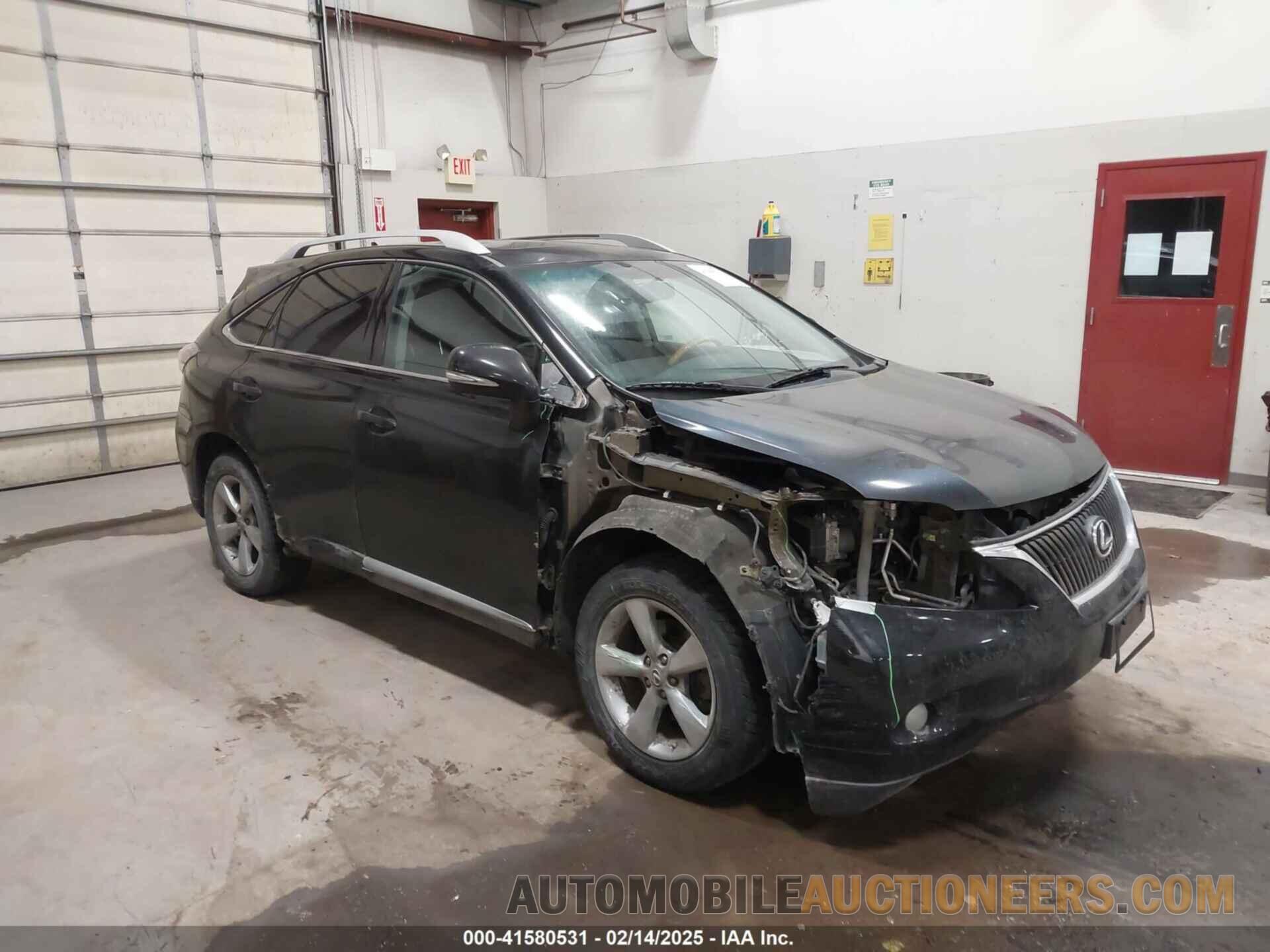 2T2ZK1BA9CC065254 LEXUS RX 350 2012