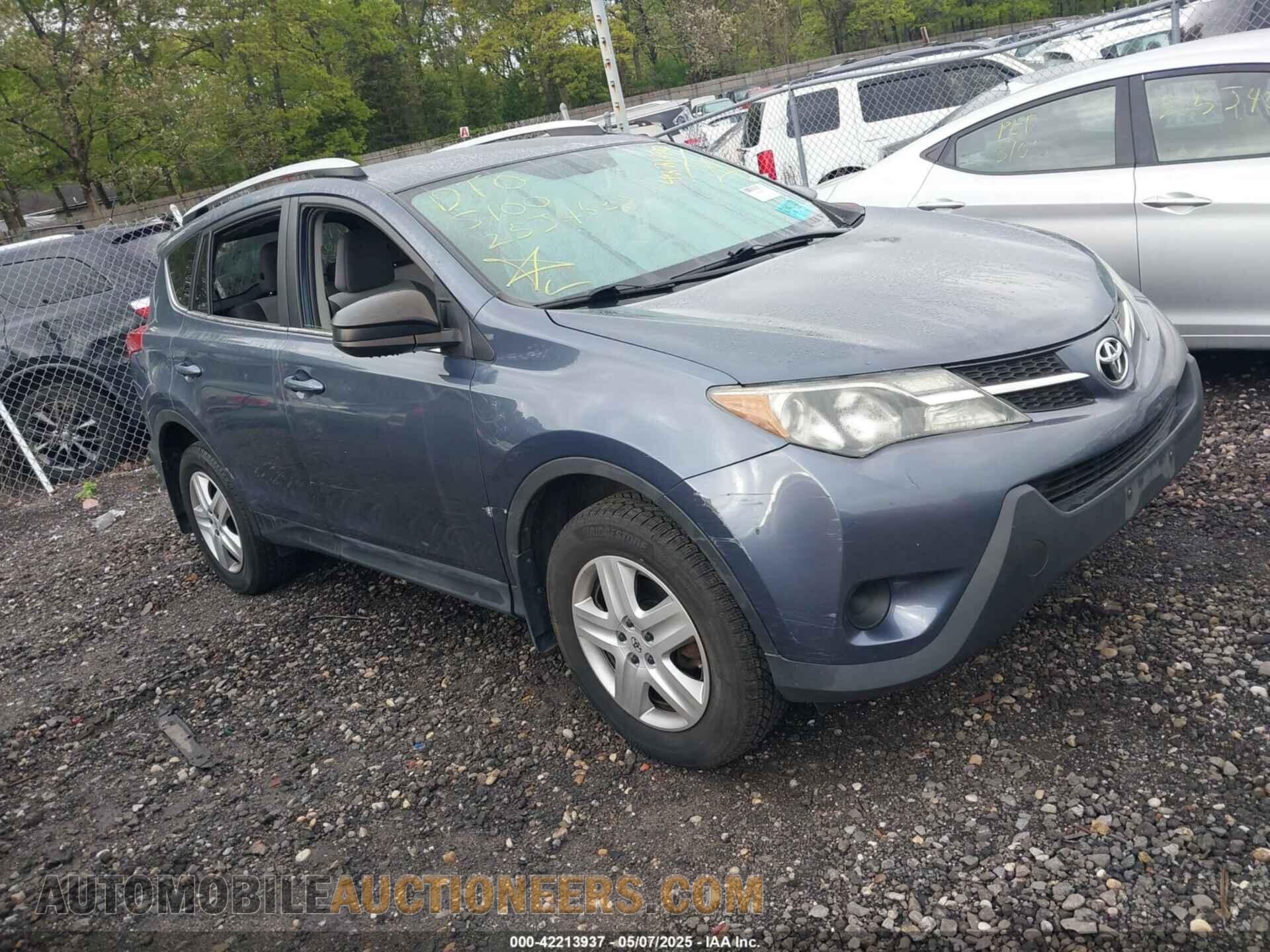 2T3BFREV7DW123764 TOYOTA RAV4 2013